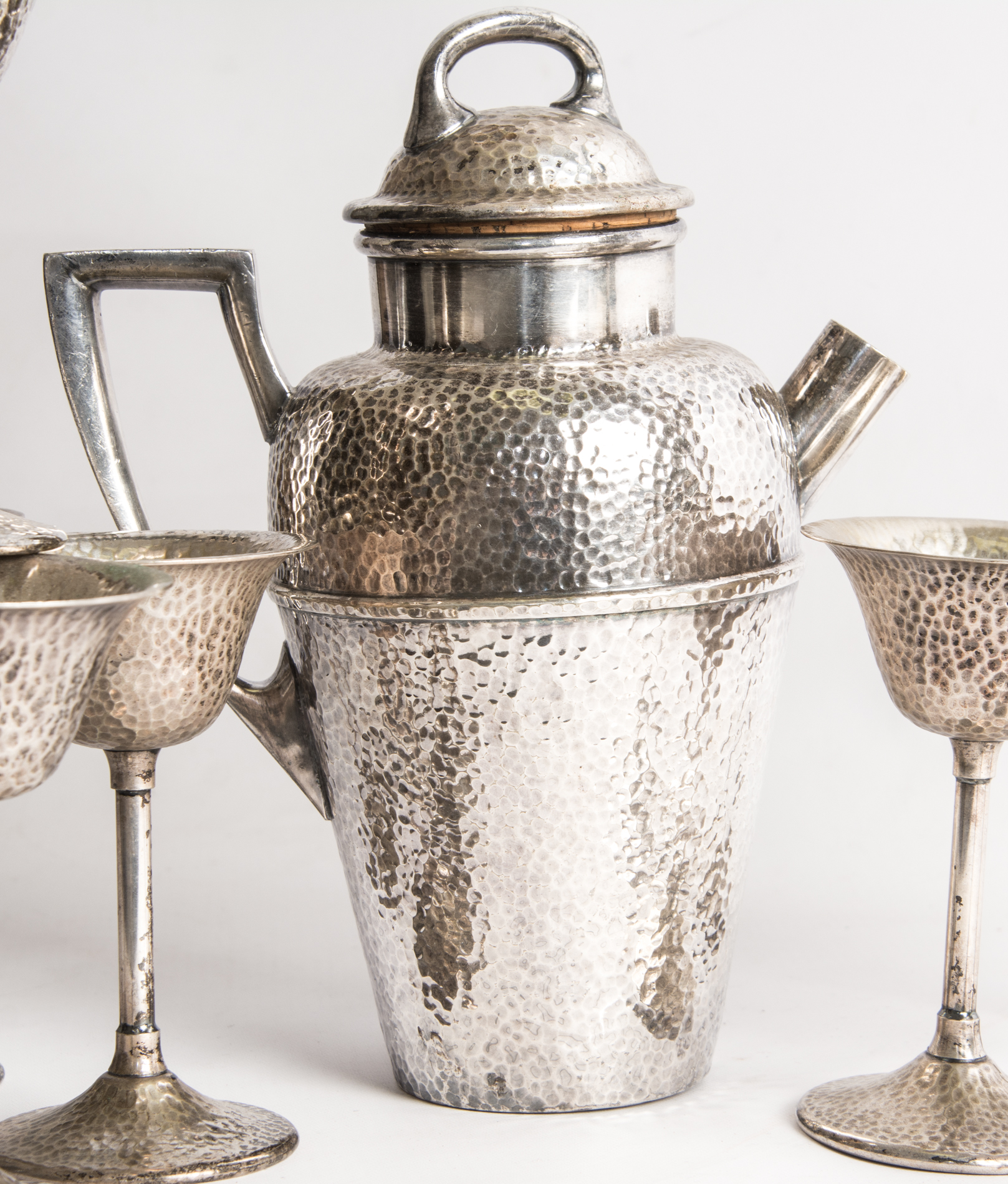 Vintage Taber & Tibbits Silver Plate Cocktail Set