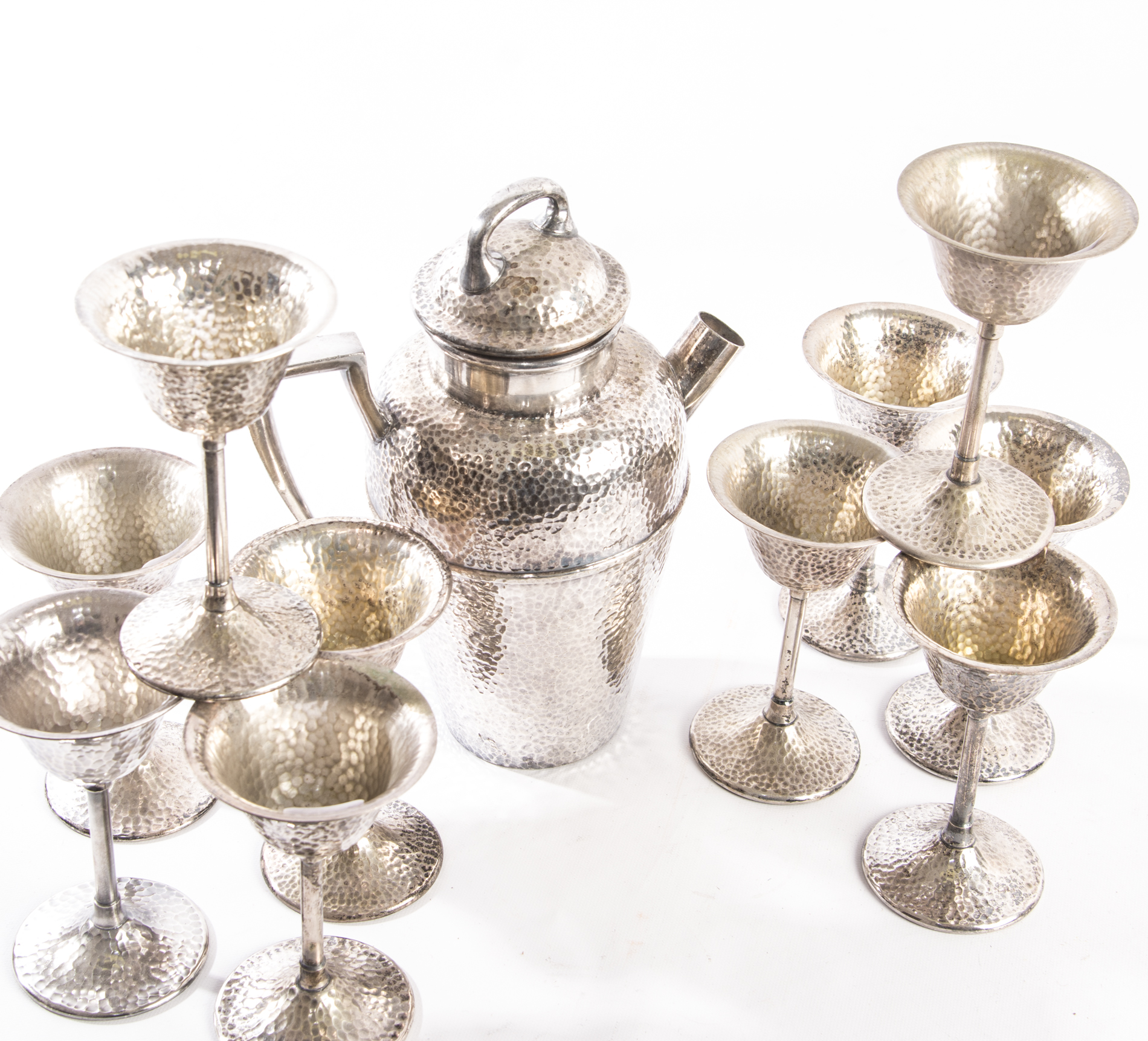 Vintage Taber & Tibbits Silver Plate Cocktail Set