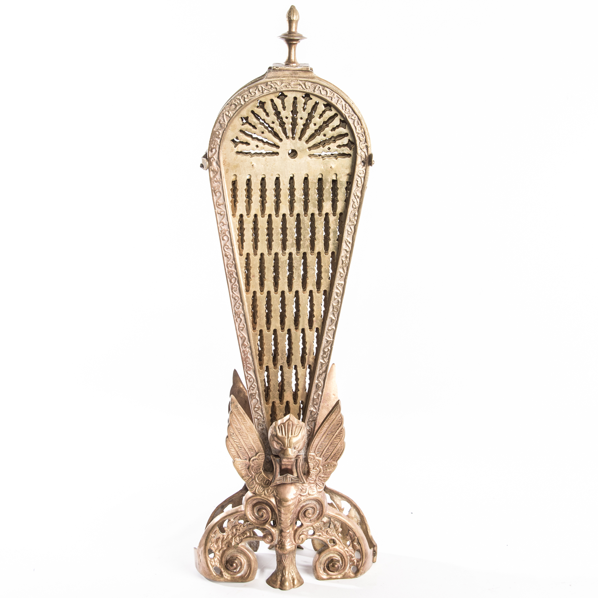 Neoclassical Style Folding Fireplace Fan Screen