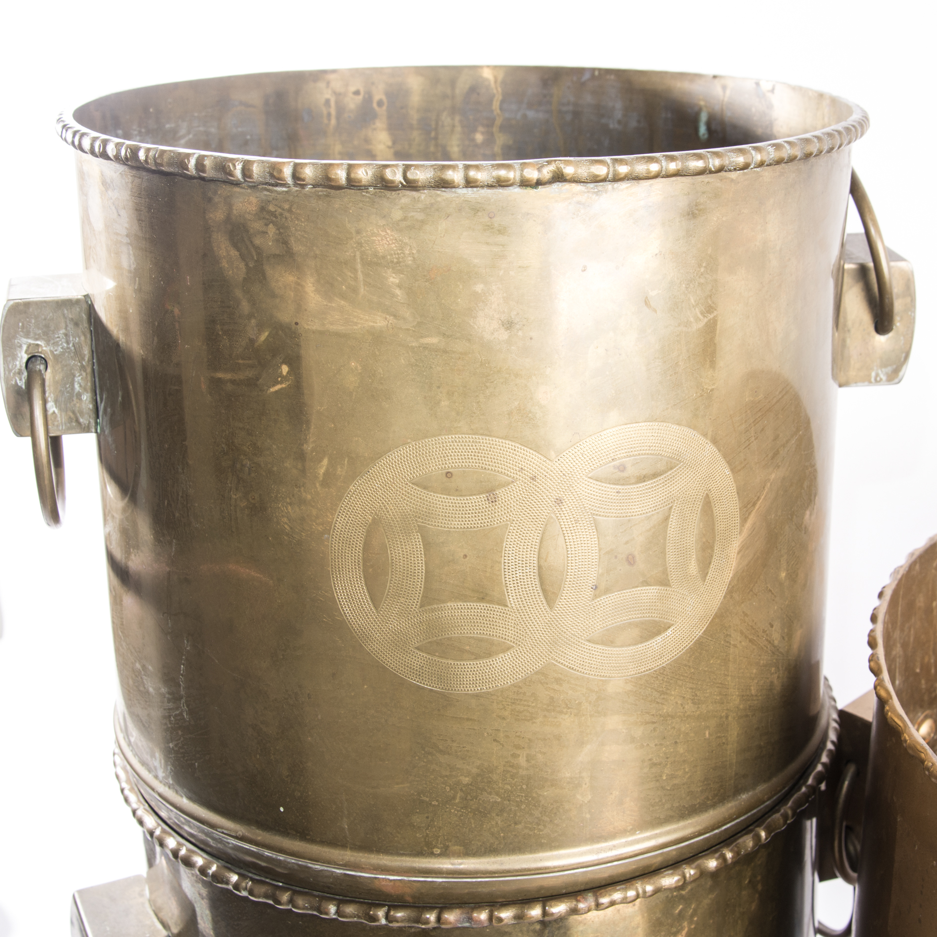 Asian Brass Planters