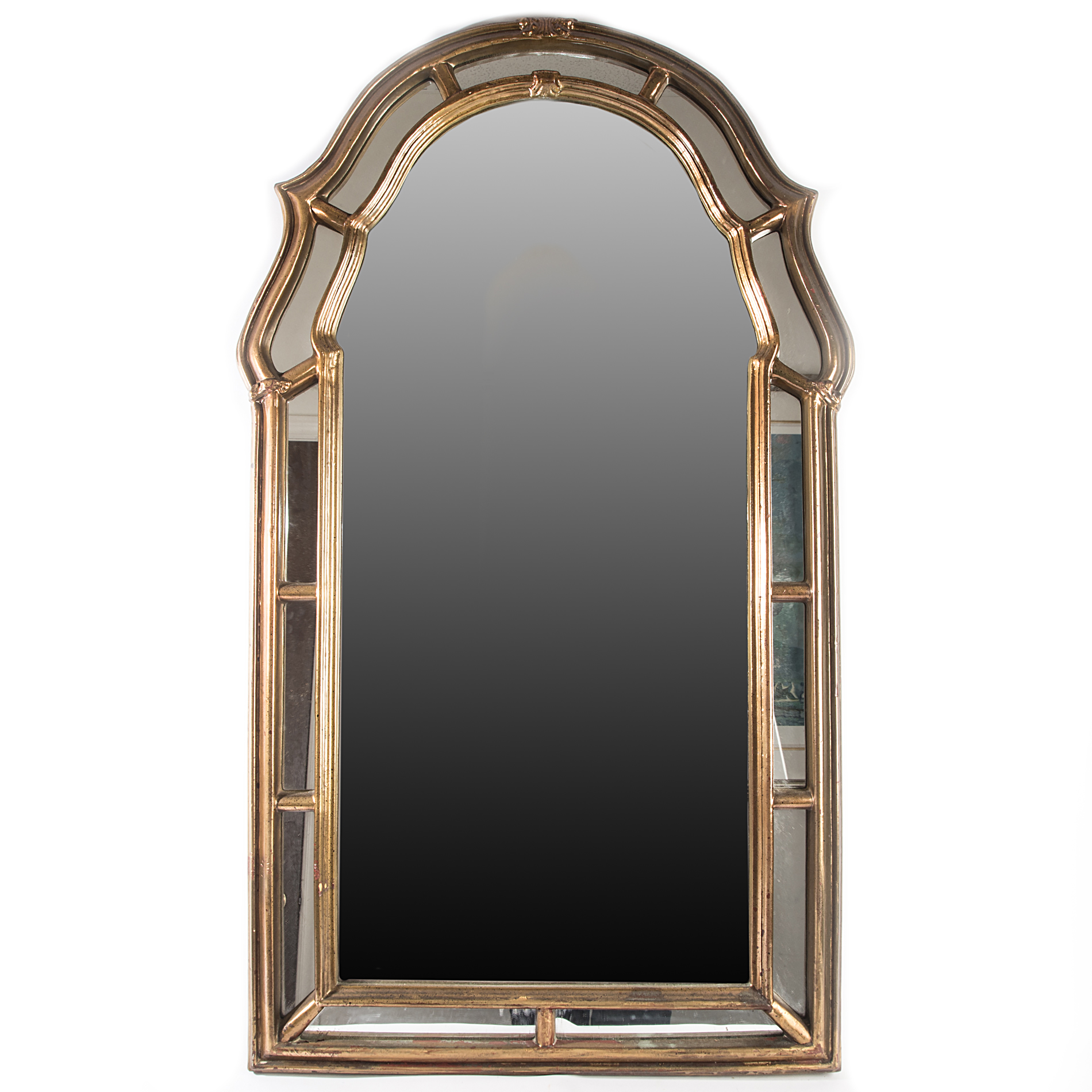 Gold Tone Wall Mirror