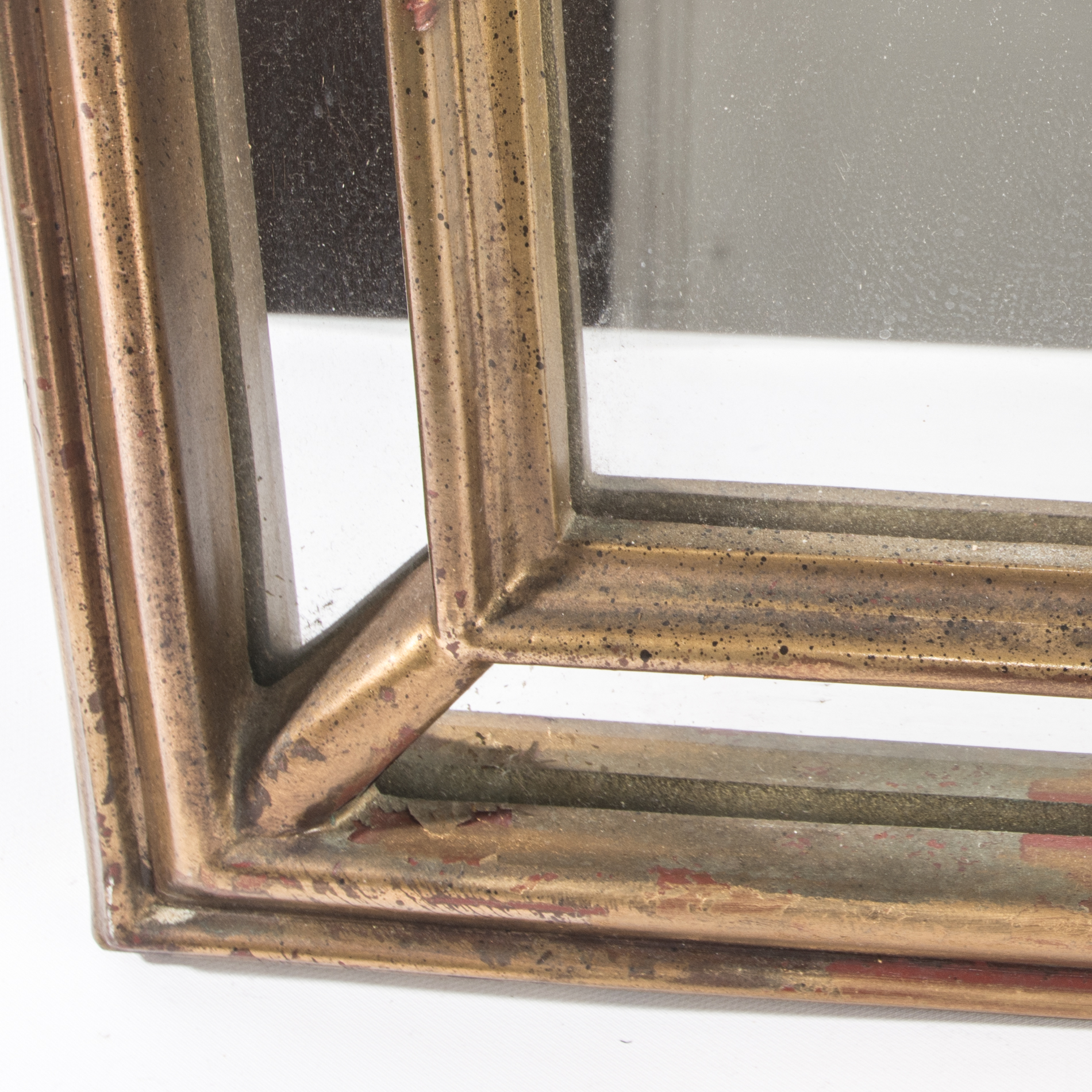 Gold Tone Wall Mirror