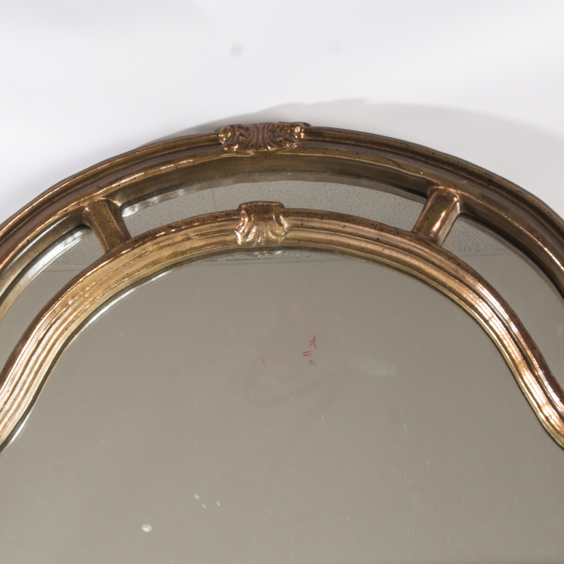 Gold Tone Wall Mirror