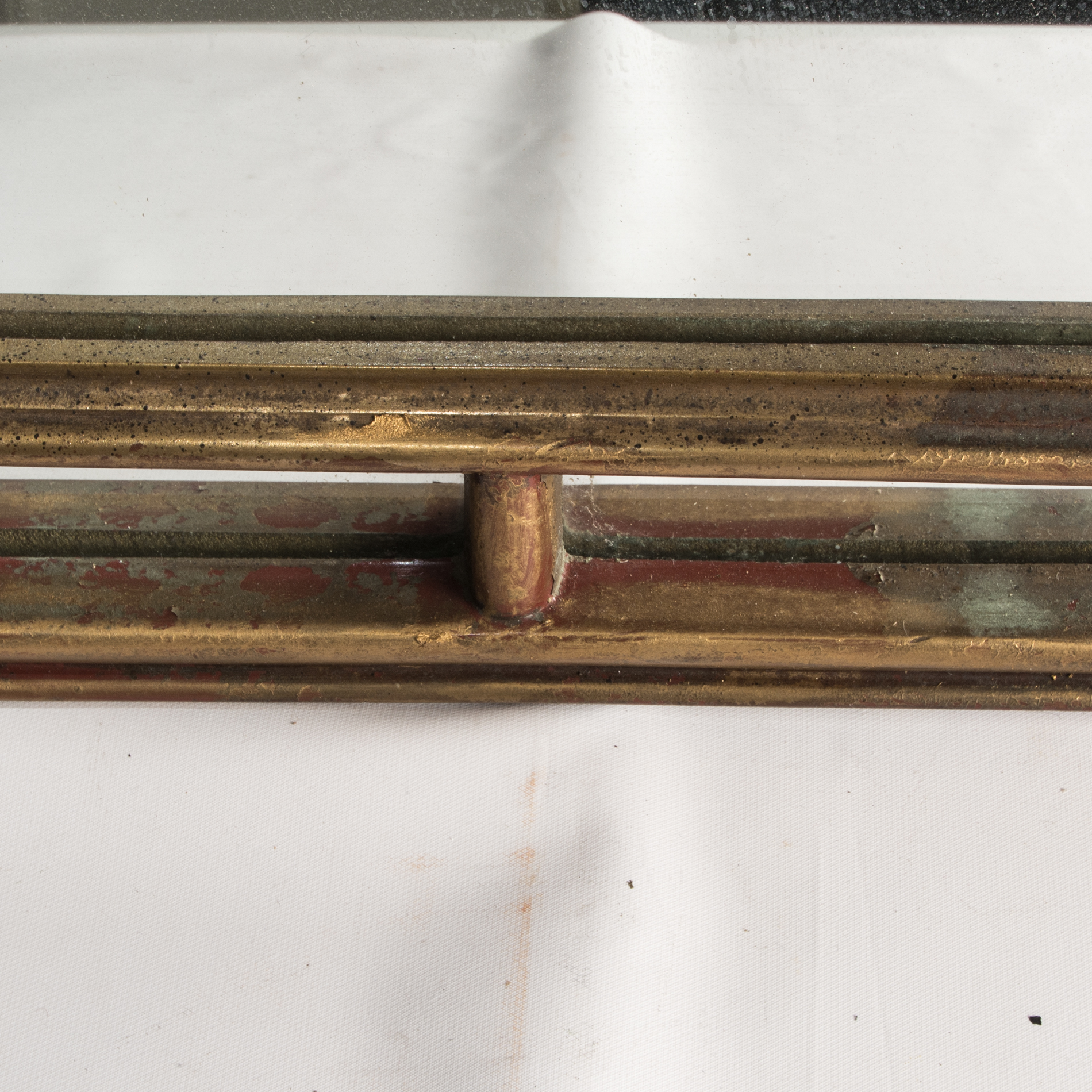 Gold Tone Wall Mirror