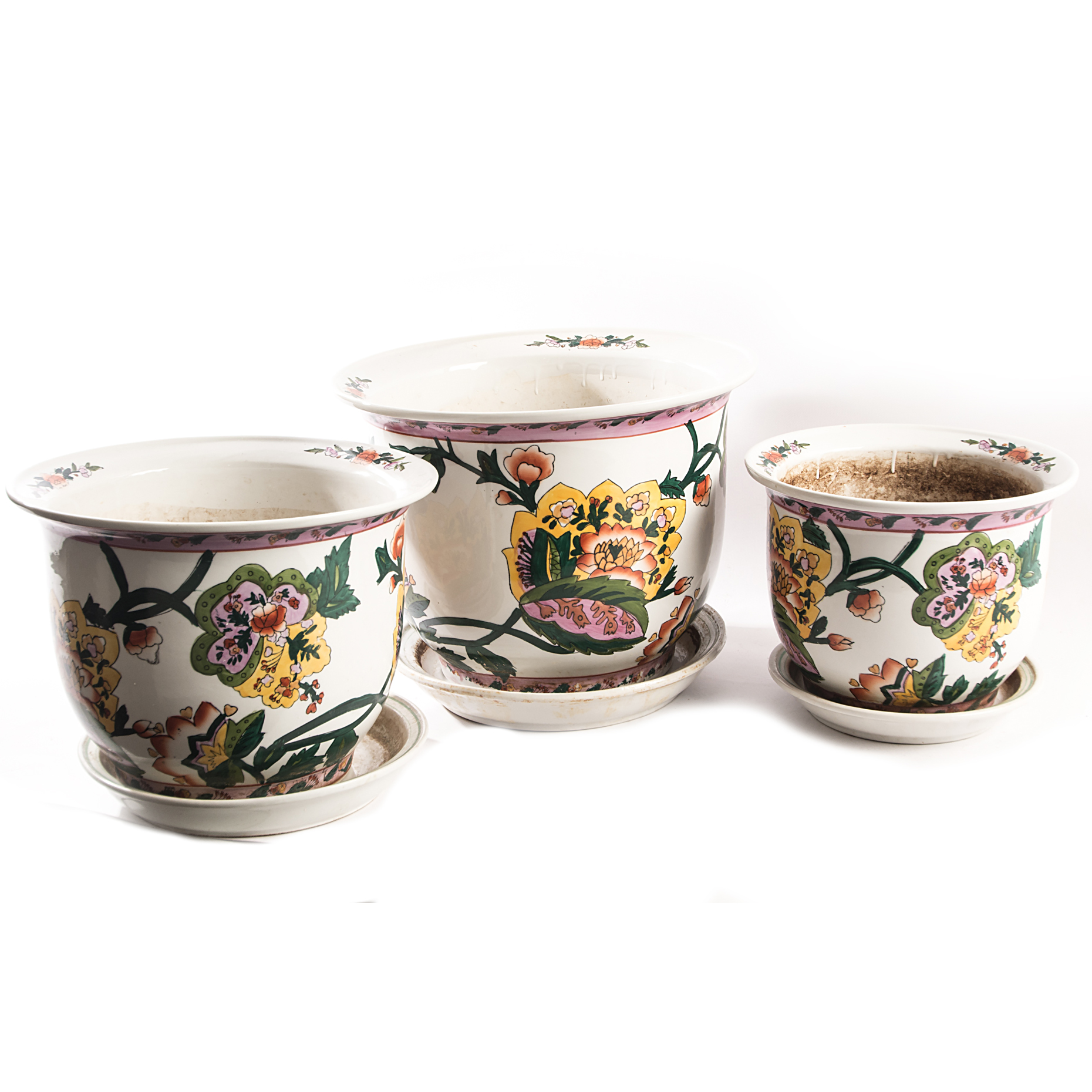 Nesting Asian Planters