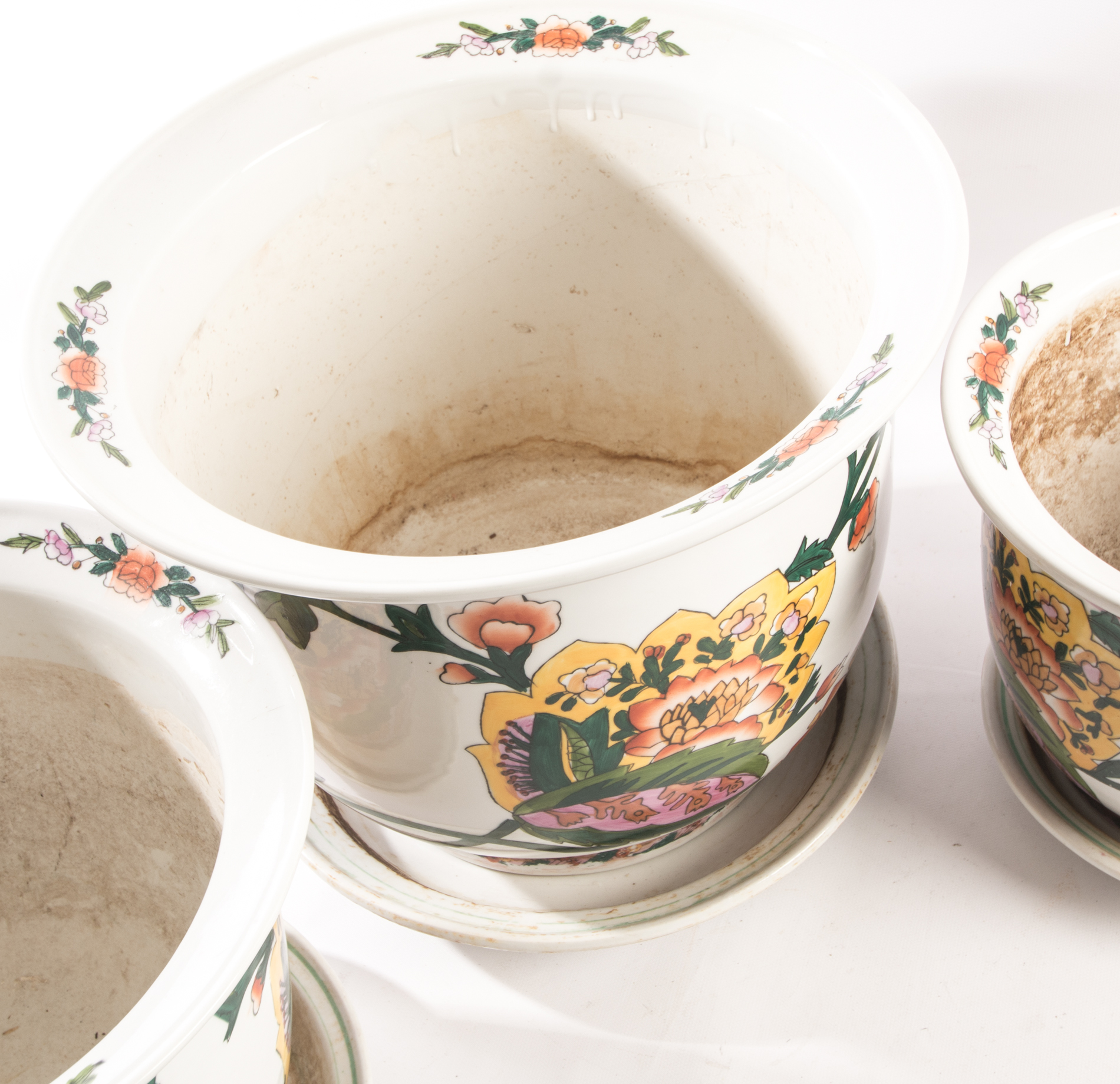 Nesting Asian Planters