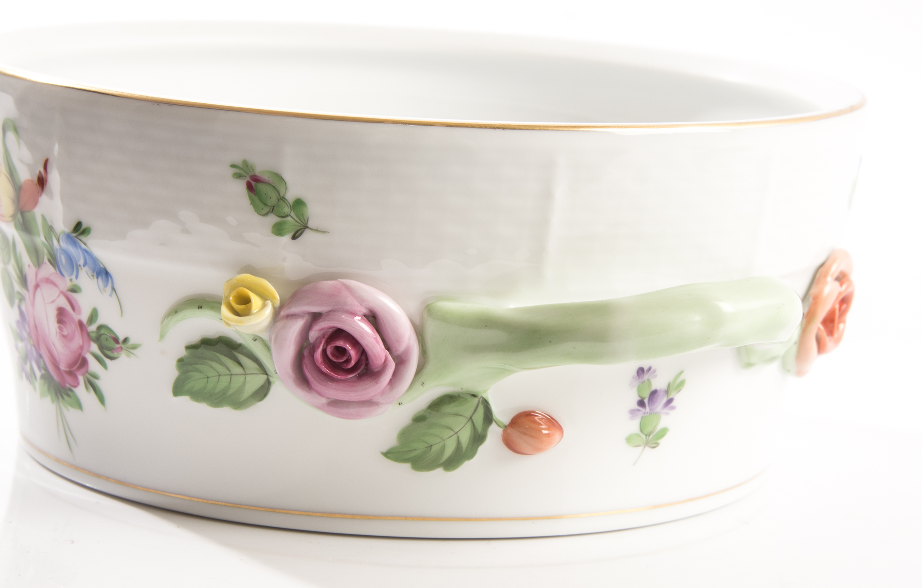 Herend "Printemps" Covered Vegetable Bowl