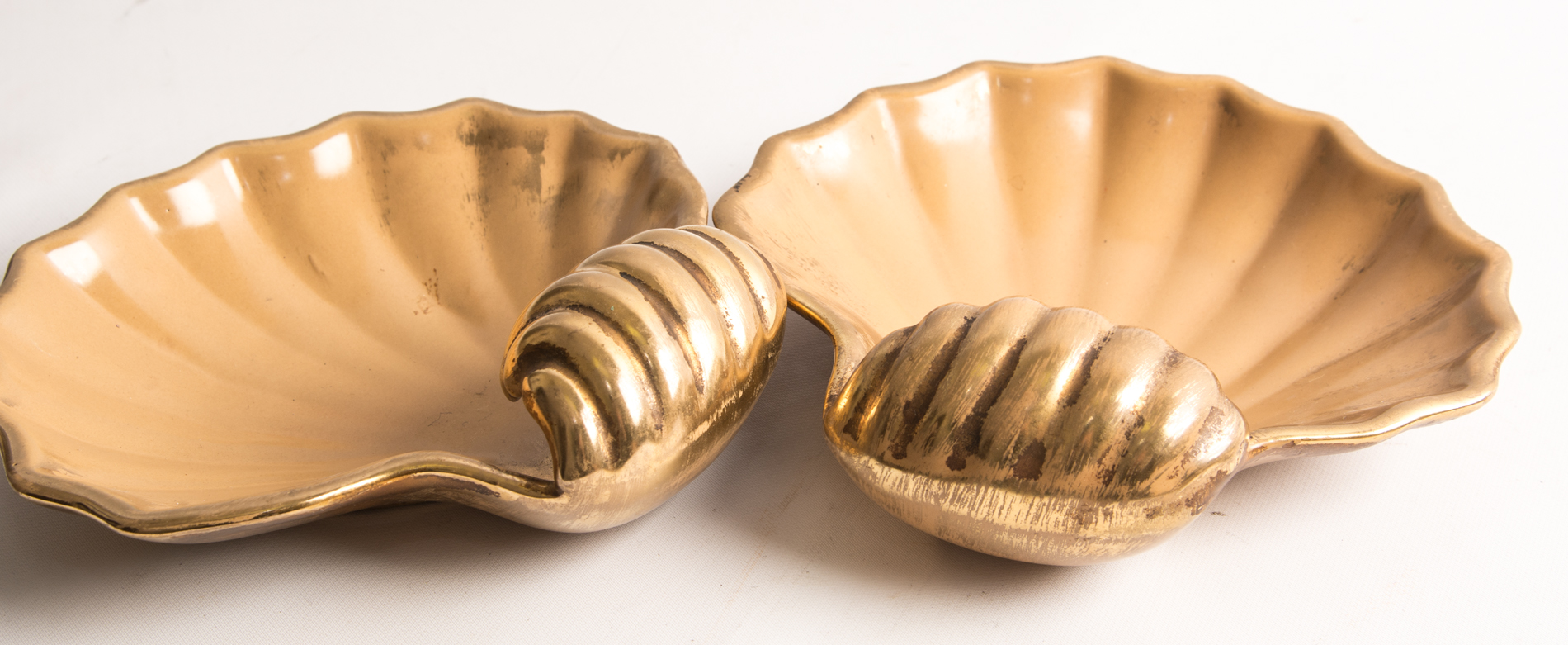 Vintage Stangl Pottery Shell Dishes