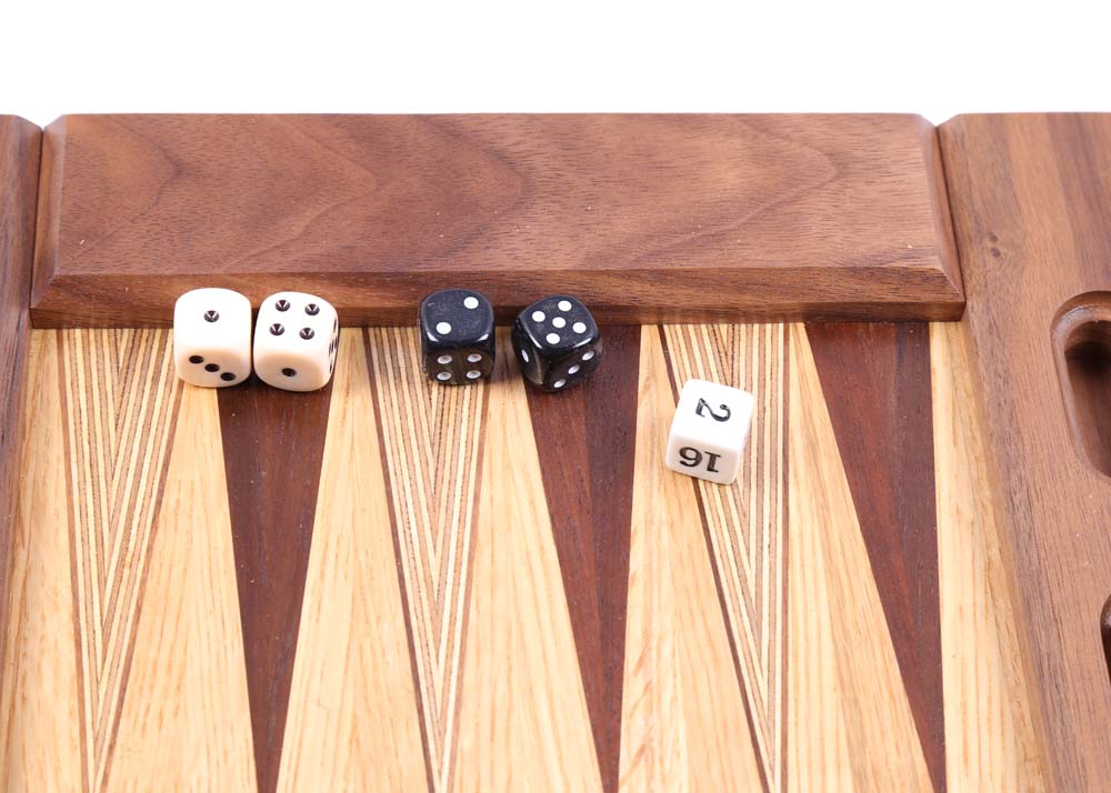 David Levy Handcrafted Backgammon Game