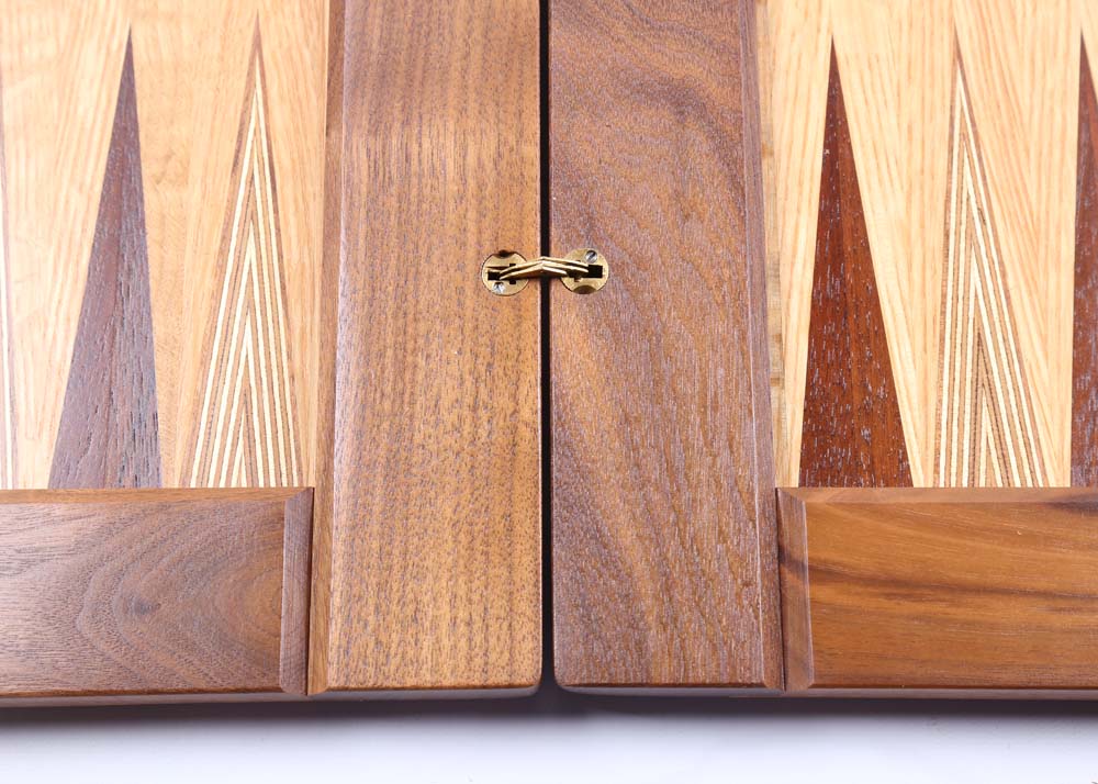 David Levy Handcrafted Backgammon Game