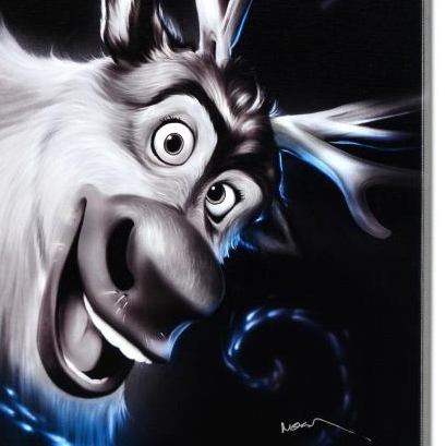 Noah Signed Limited Edition Giclee on Canvas "Olaf & Sven"