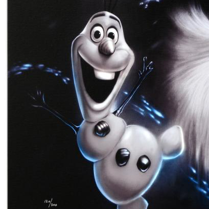 Noah Signed Limited Edition Giclee on Canvas "Olaf & Sven"