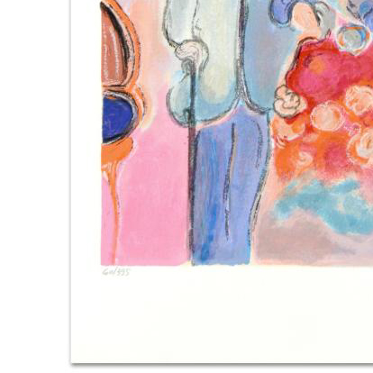 Zule Signed Limited Edition Serigraph "Spring"