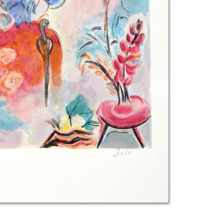 Zule Signed Limited Edition Serigraph "Spring"