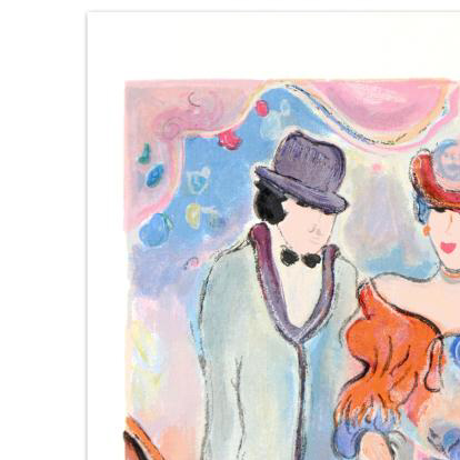 Zule Signed Limited Edition Serigraph "Spring"