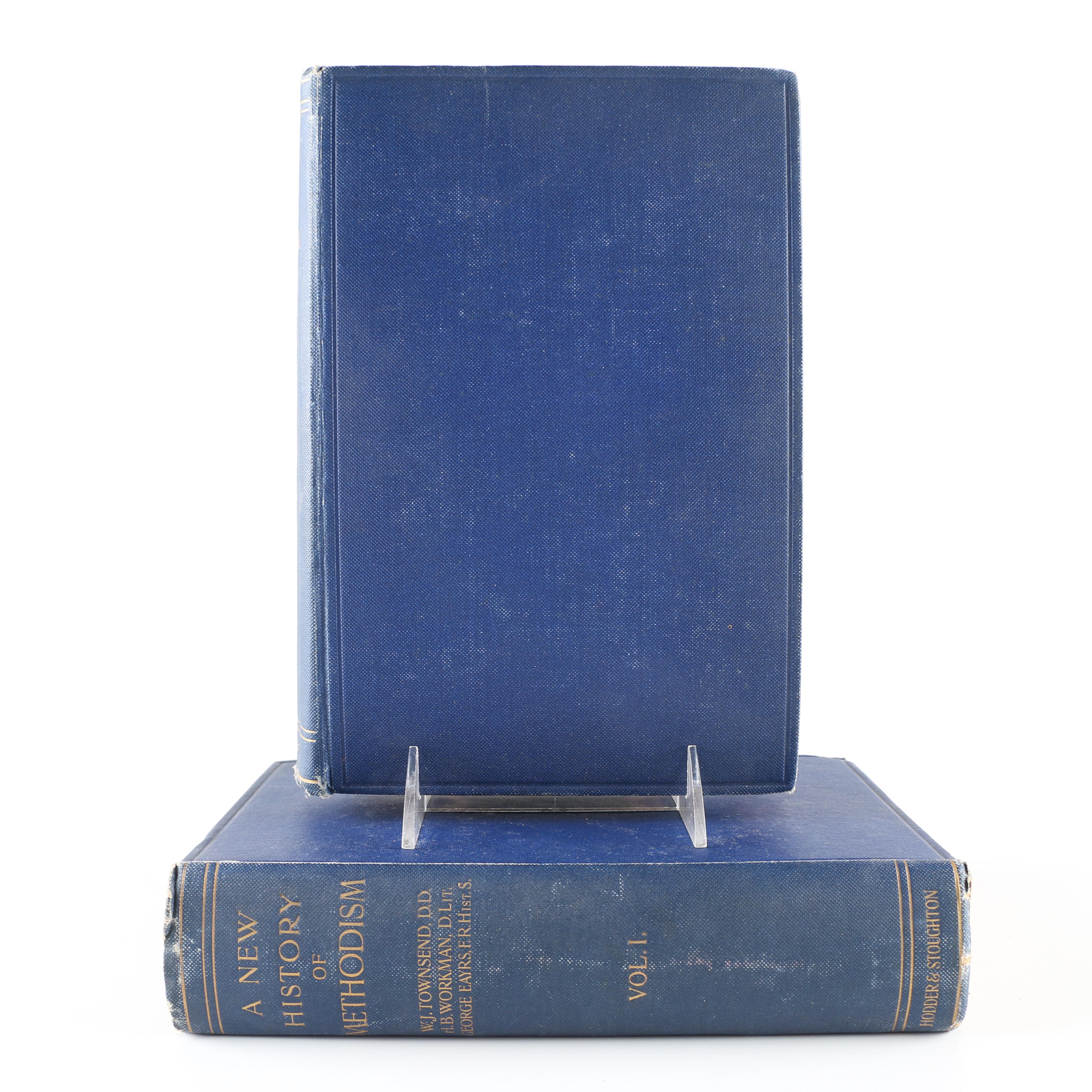 1909 Two-Volume Illustrated Set of "A New History of Methodism"