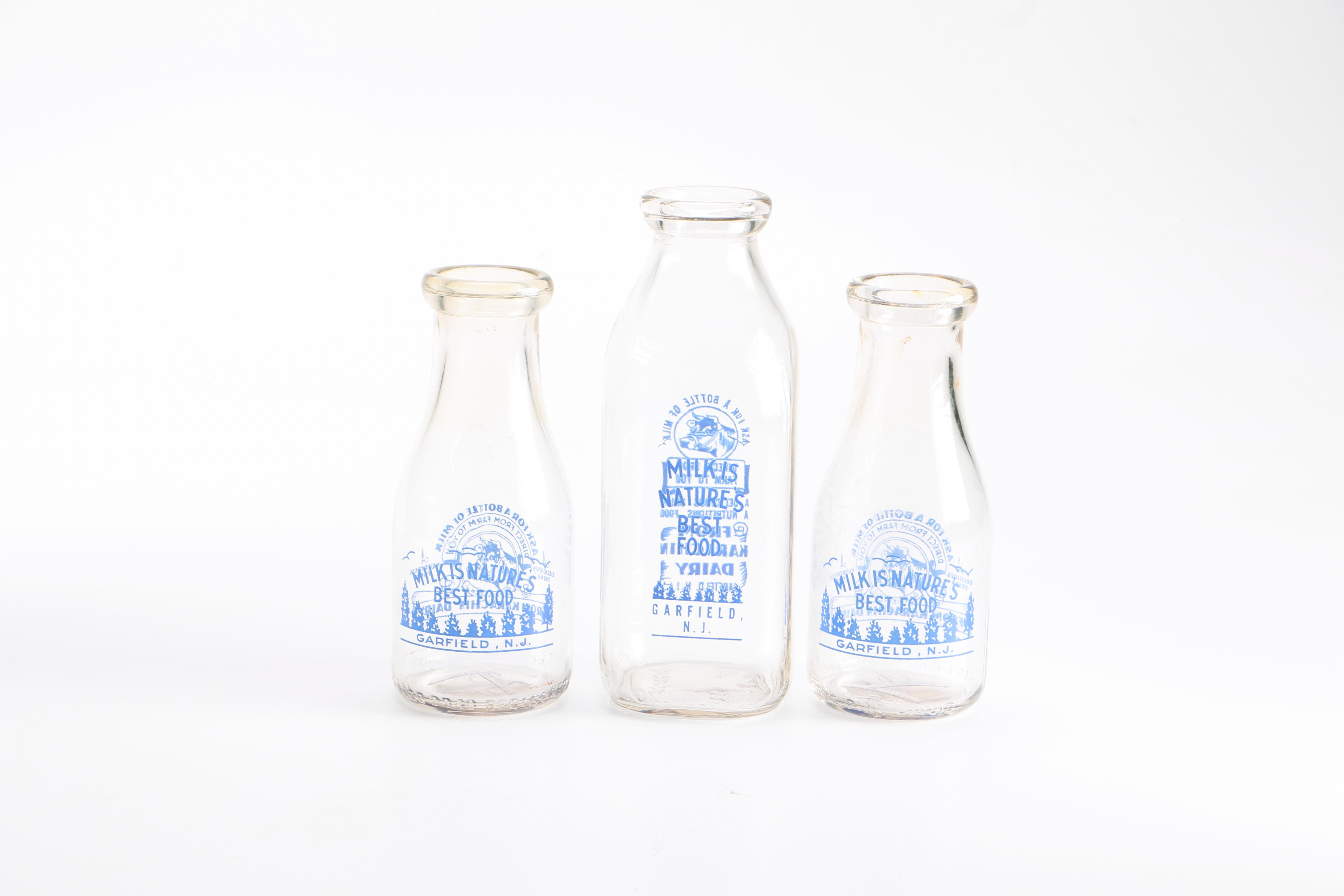 Collection of Milk Bottles
