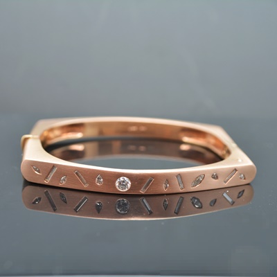 Raul Haas 14K Rose Gold 0.92 CTW Diamond Bracelet