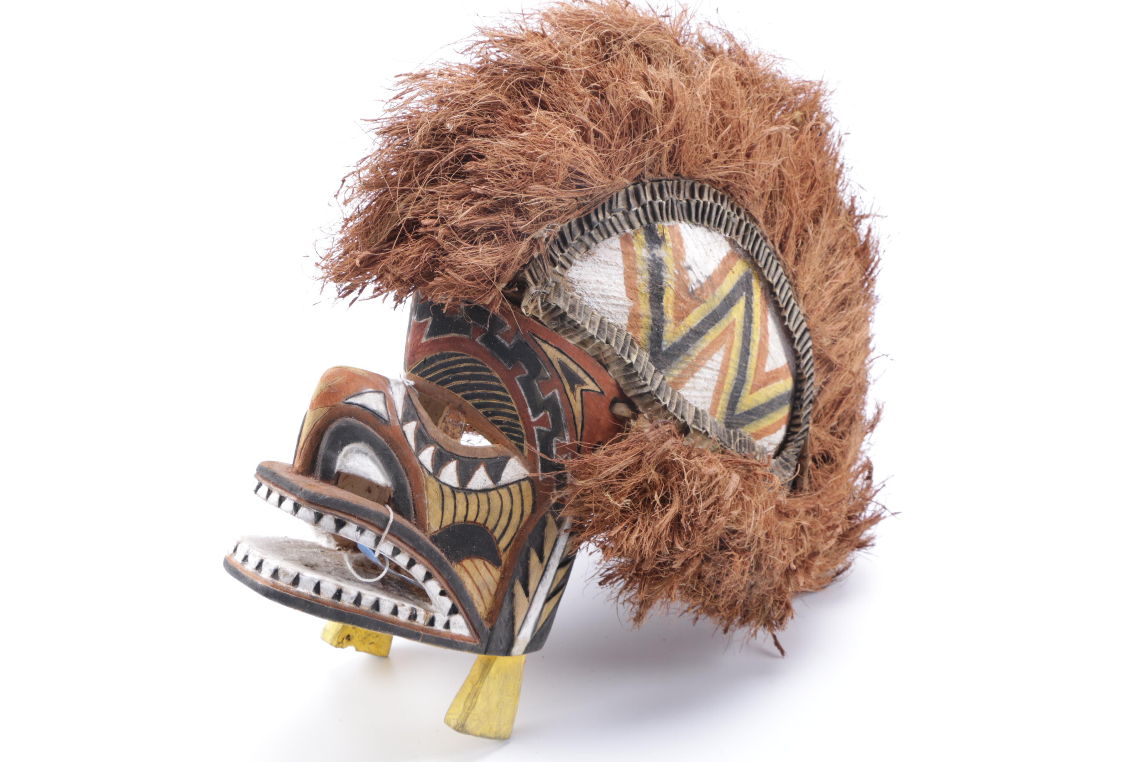 Tatanua Mask From New Ireland Province of New Guinea