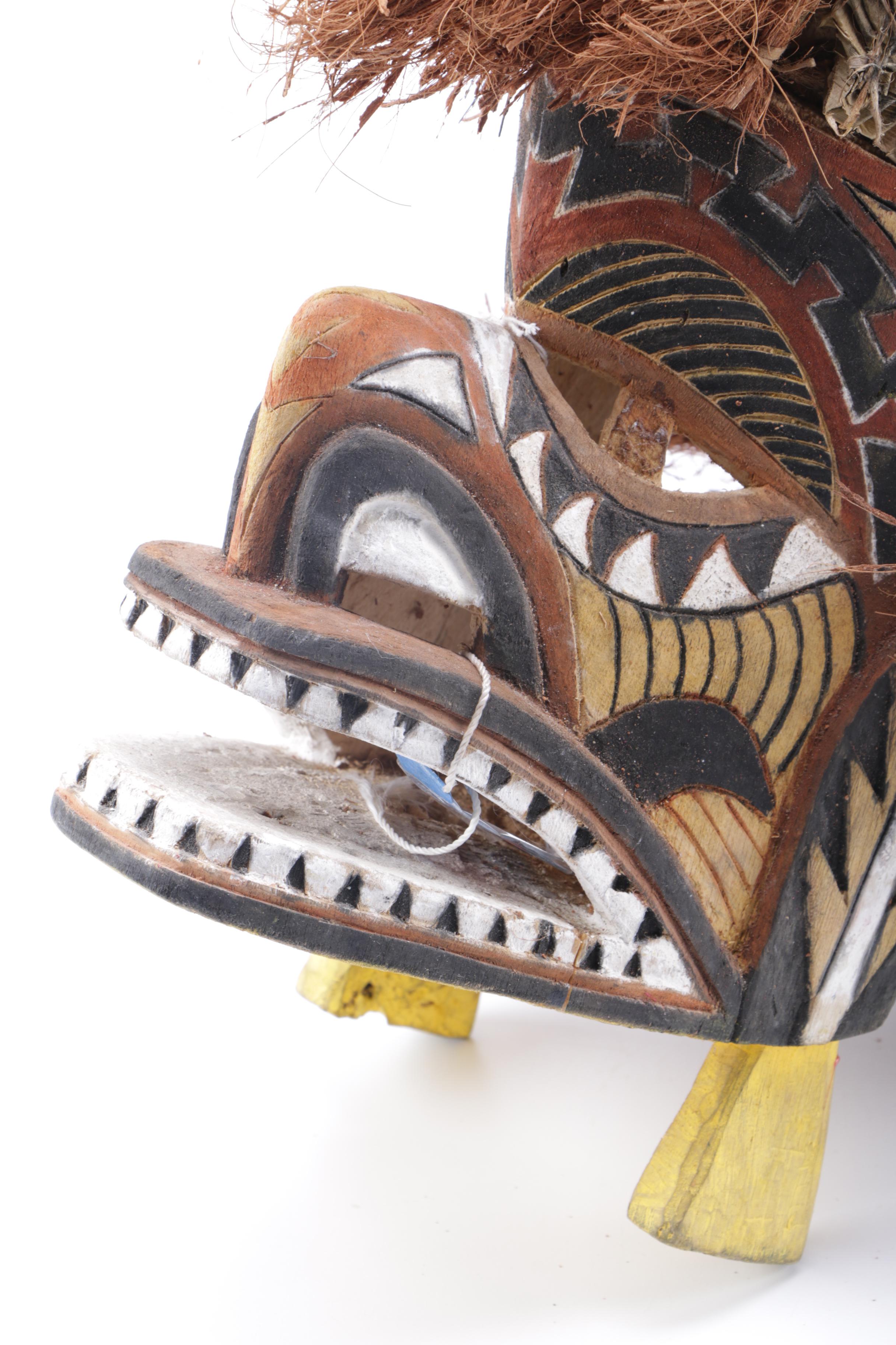 Tatanua Mask From New Ireland Province of New Guinea