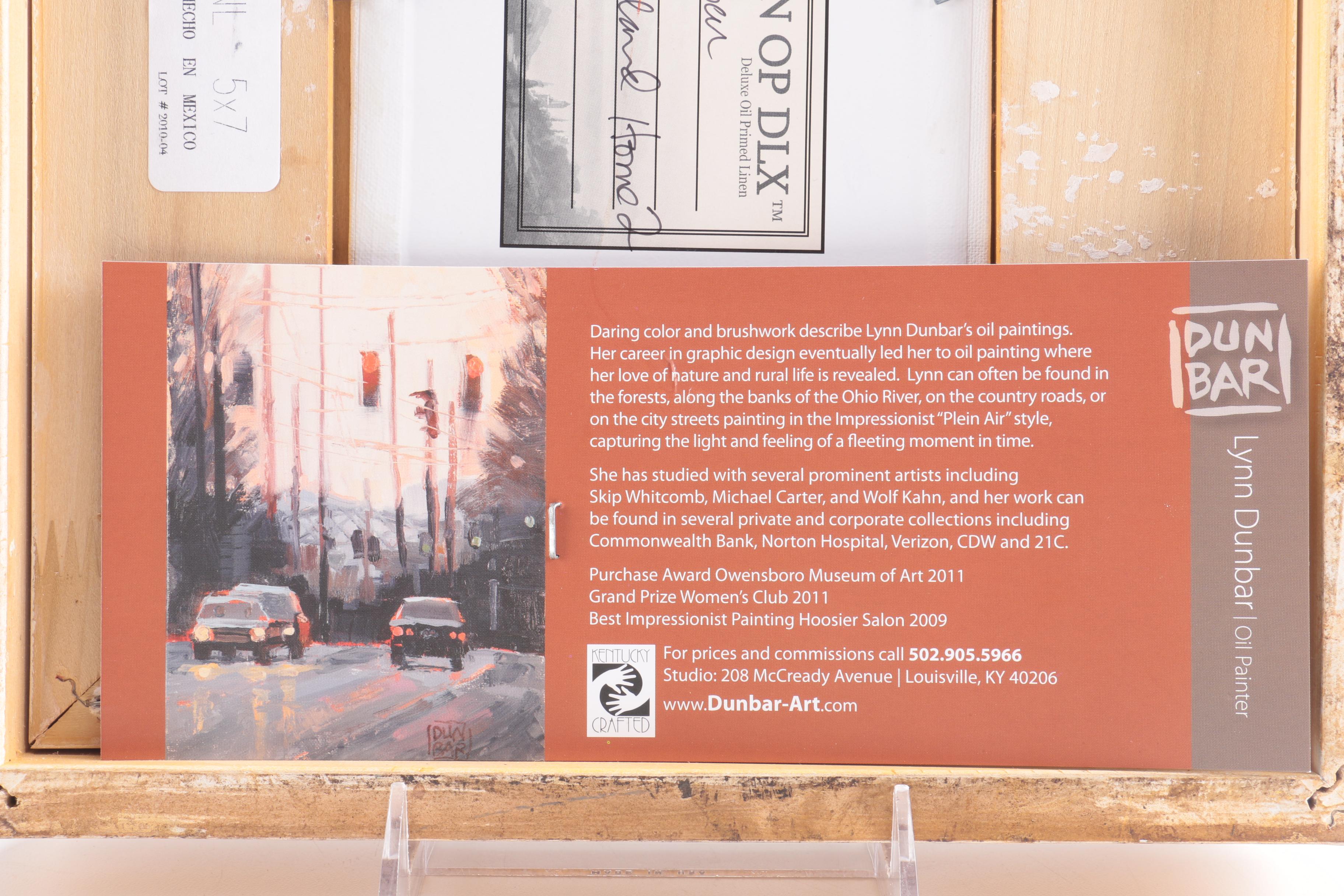 Lynn Dunbar Oil On Canvas Board "Highland Home 2"