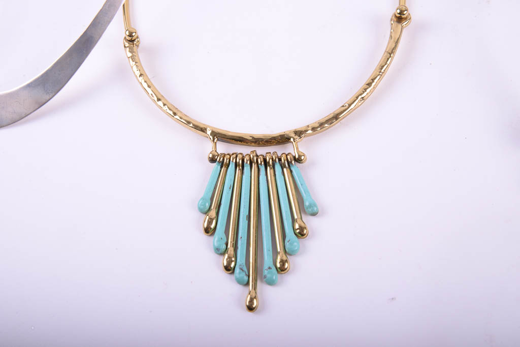 Collection of Statement Chokers and Bracelet Cuffs