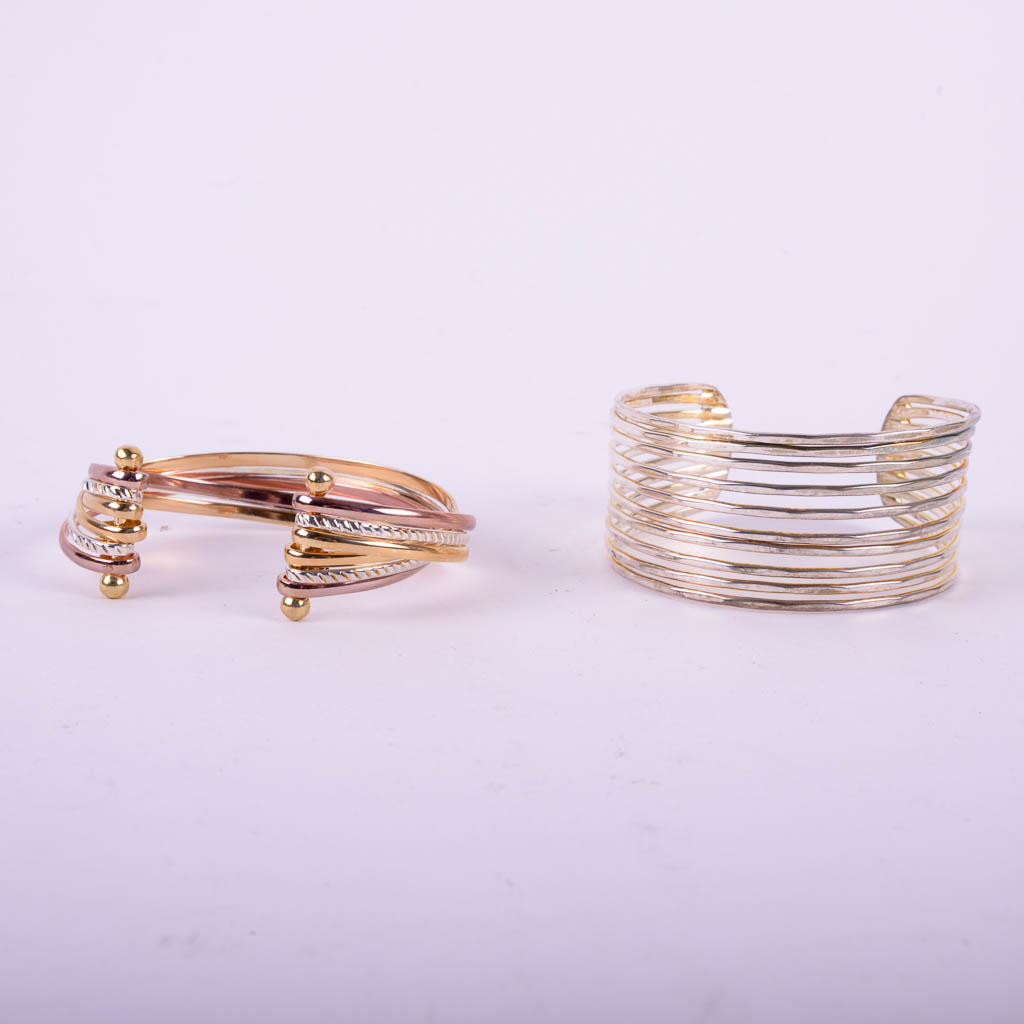 Collection of Statement Chokers and Bracelet Cuffs