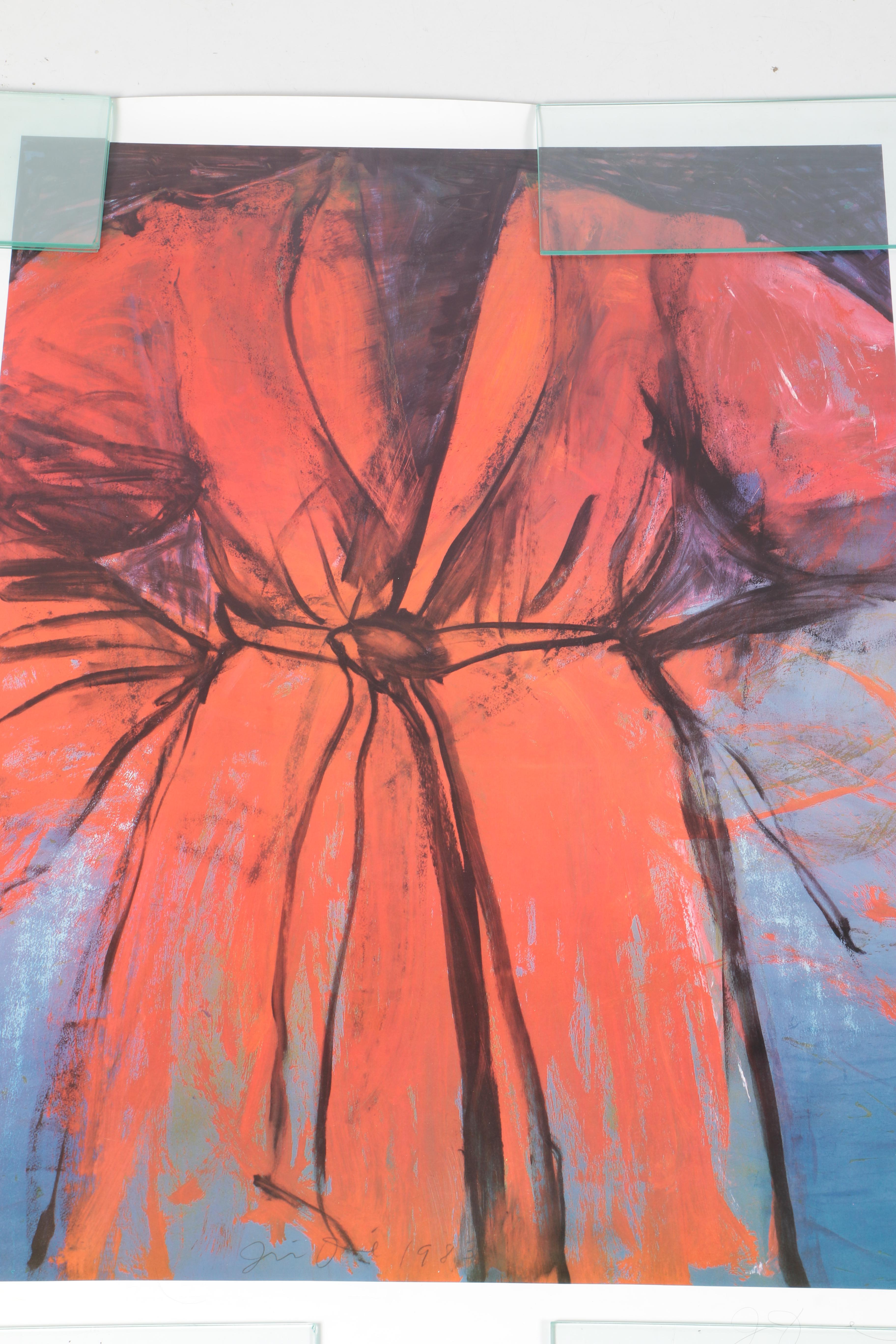 Jim Dine Limited Edition Offset Lithograph Exhibition Poster