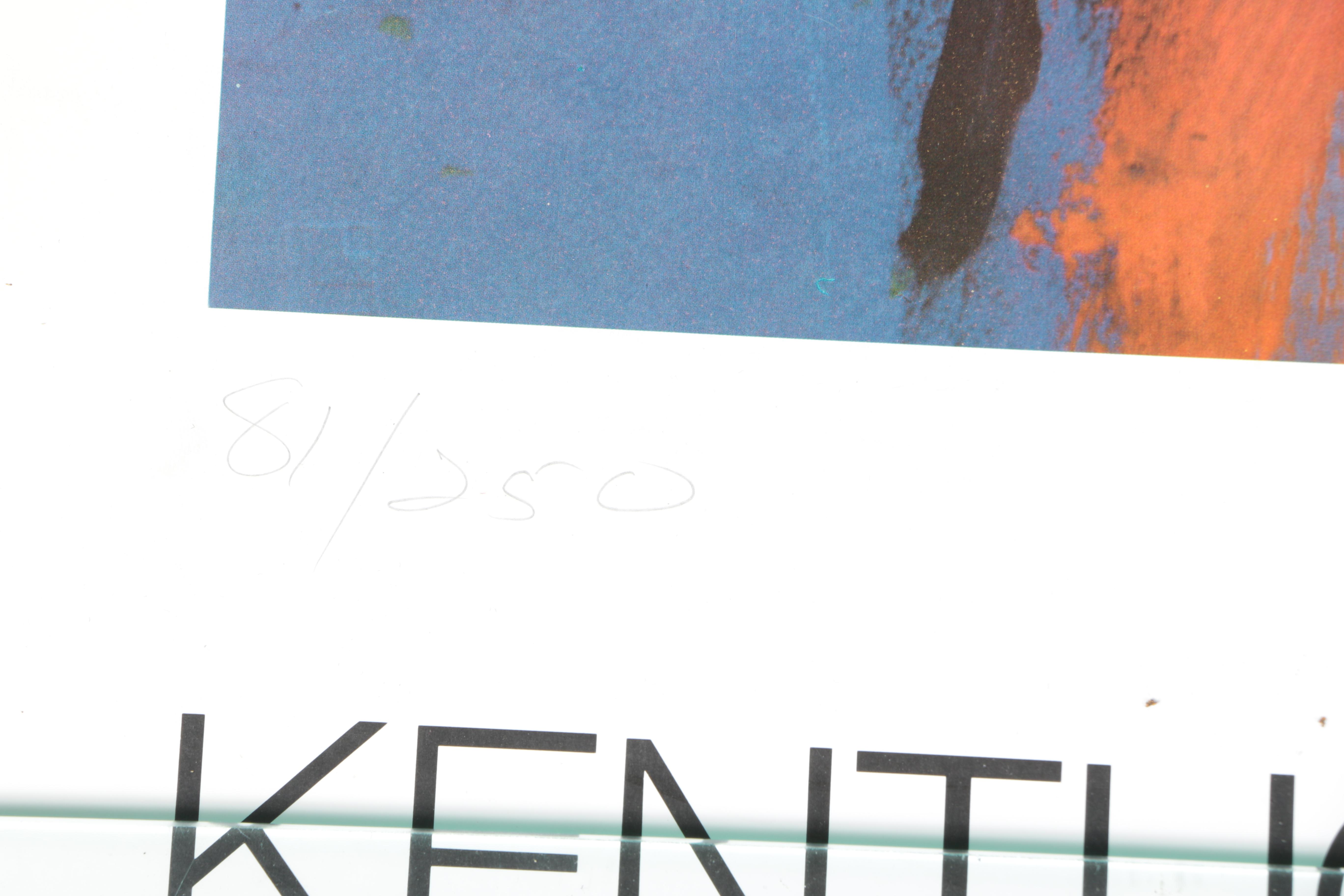 Jim Dine Limited Edition Offset Lithograph Exhibition Poster