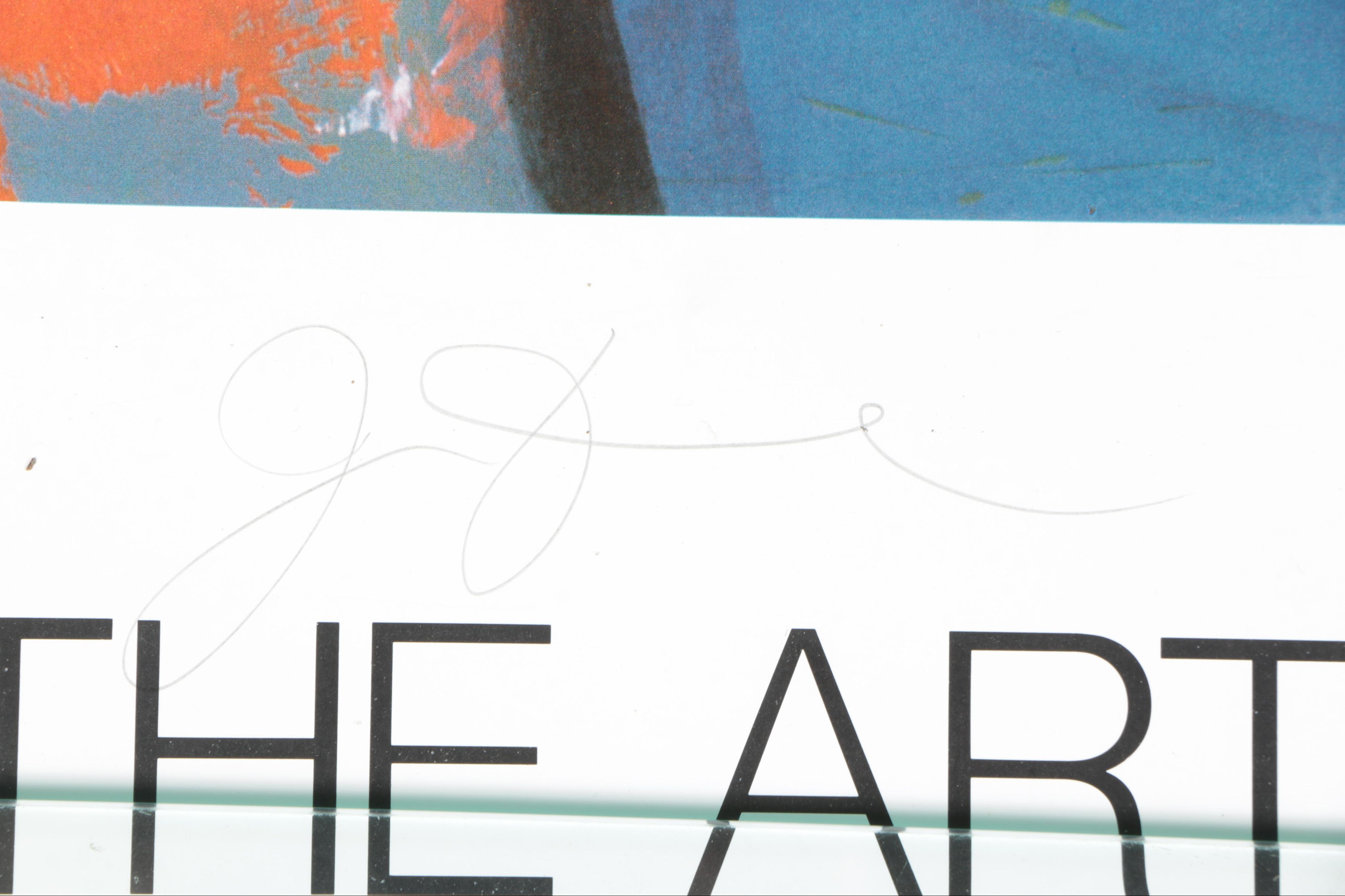 Jim Dine Limited Edition Offset Lithograph Exhibition Poster