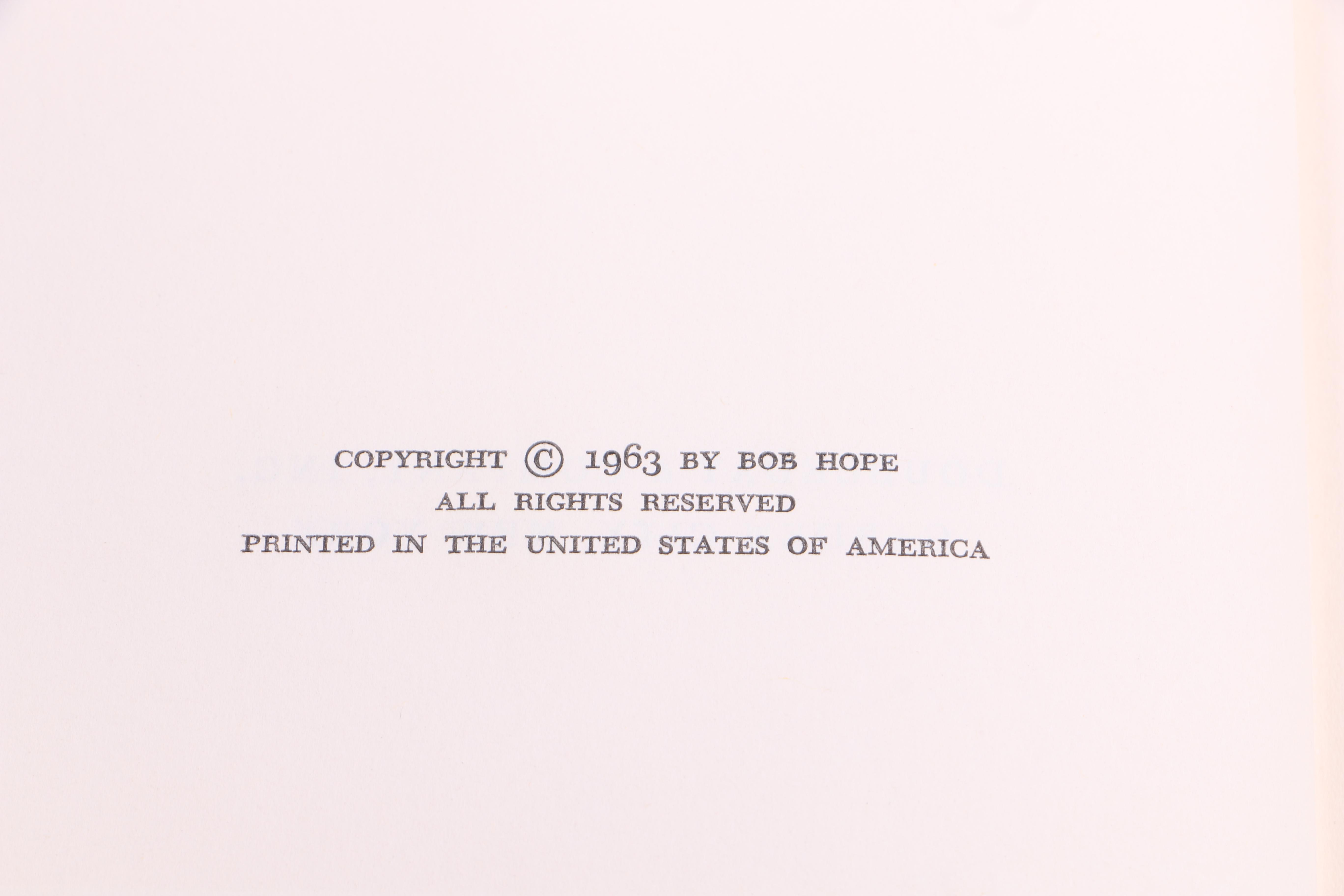 1963 "I Owe Russia $1200" by Bob Hope