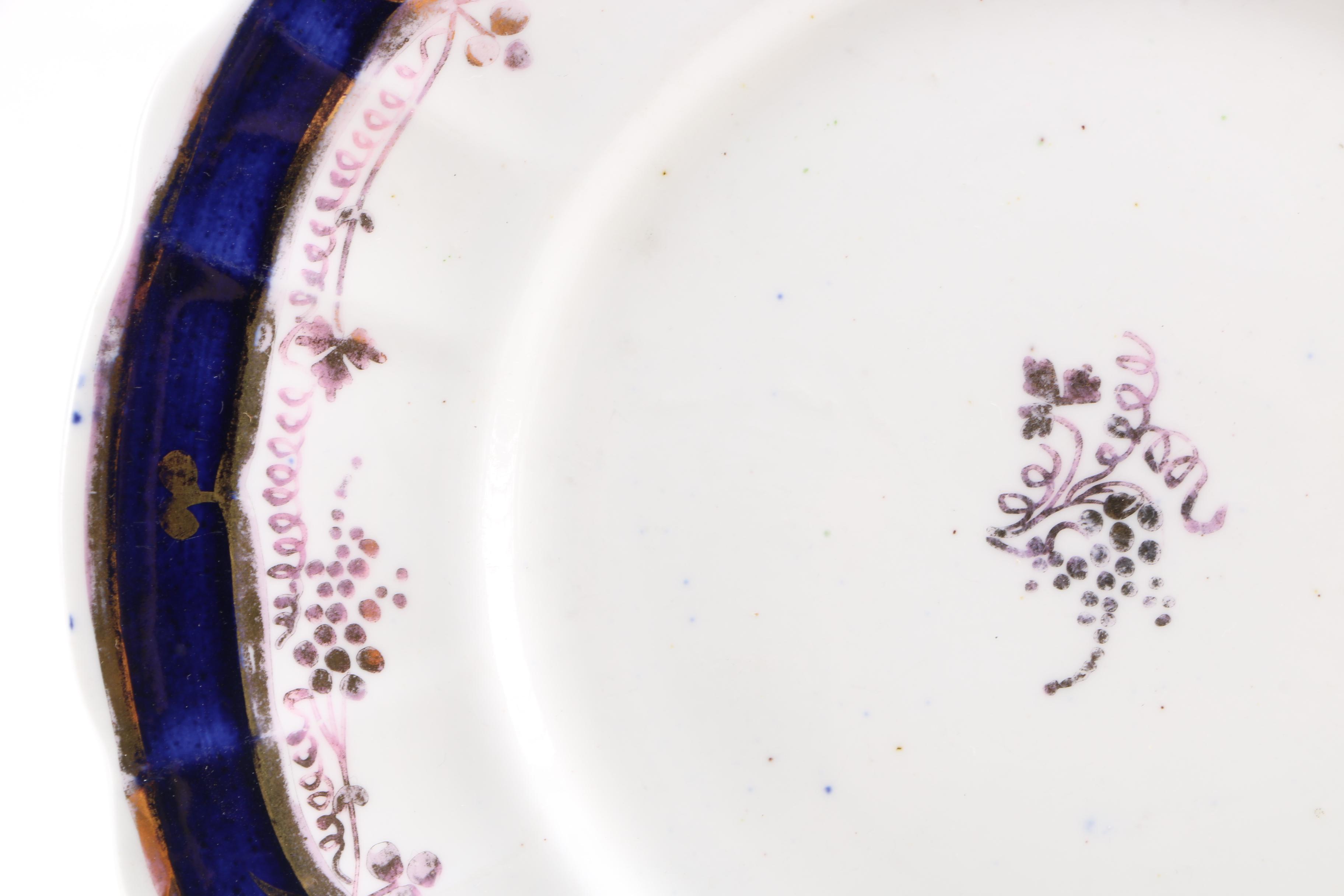 Pair of Antique Porcelain Plates