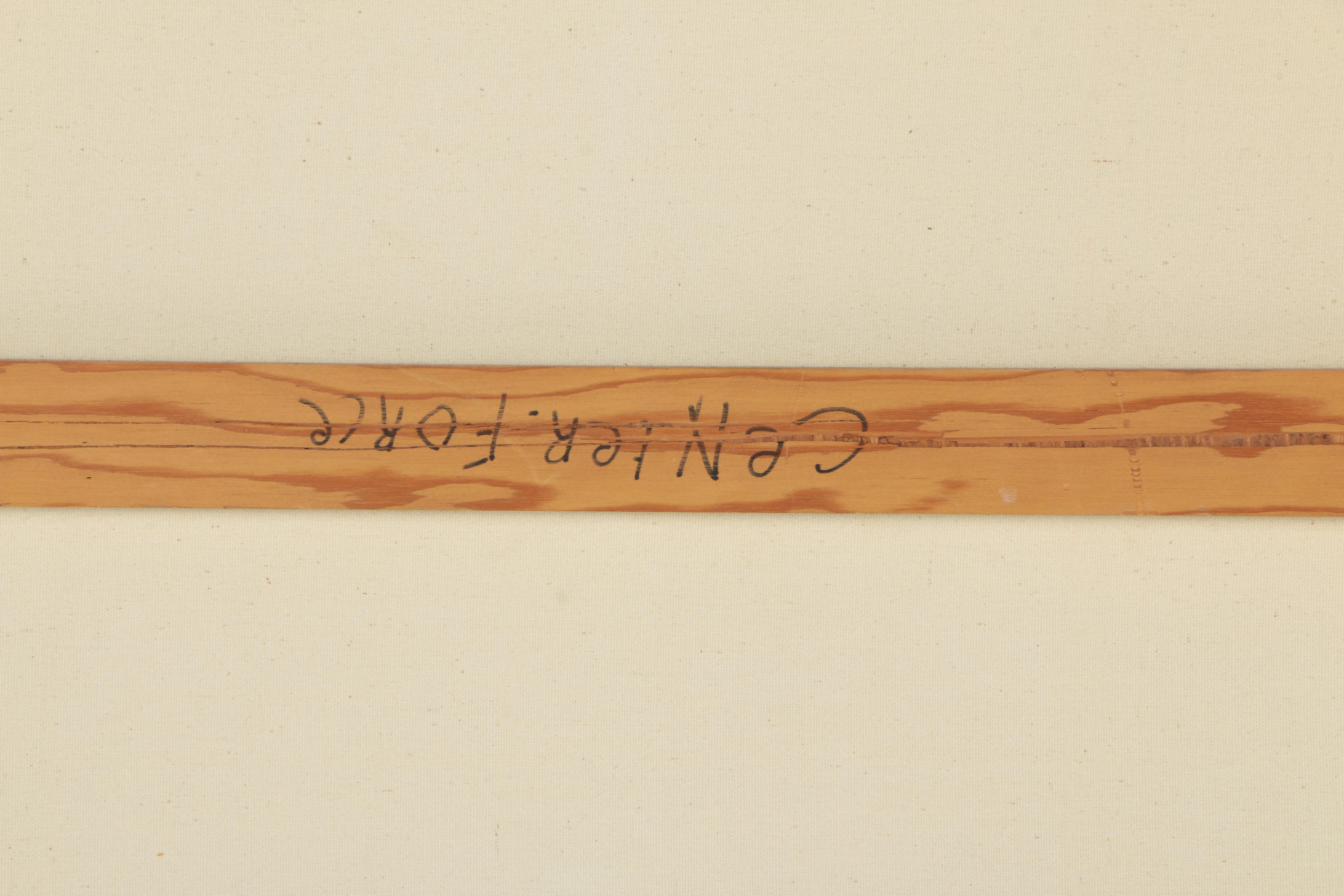 P. Girard Abstract Oil Painting on Canvas "Center Force"