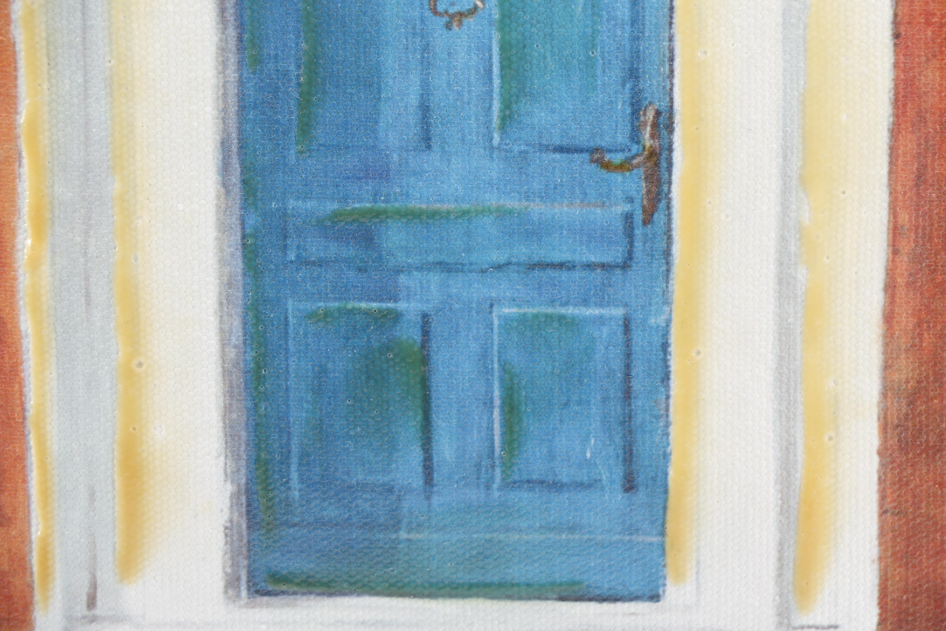 Embellished Giclee Print of Doorway