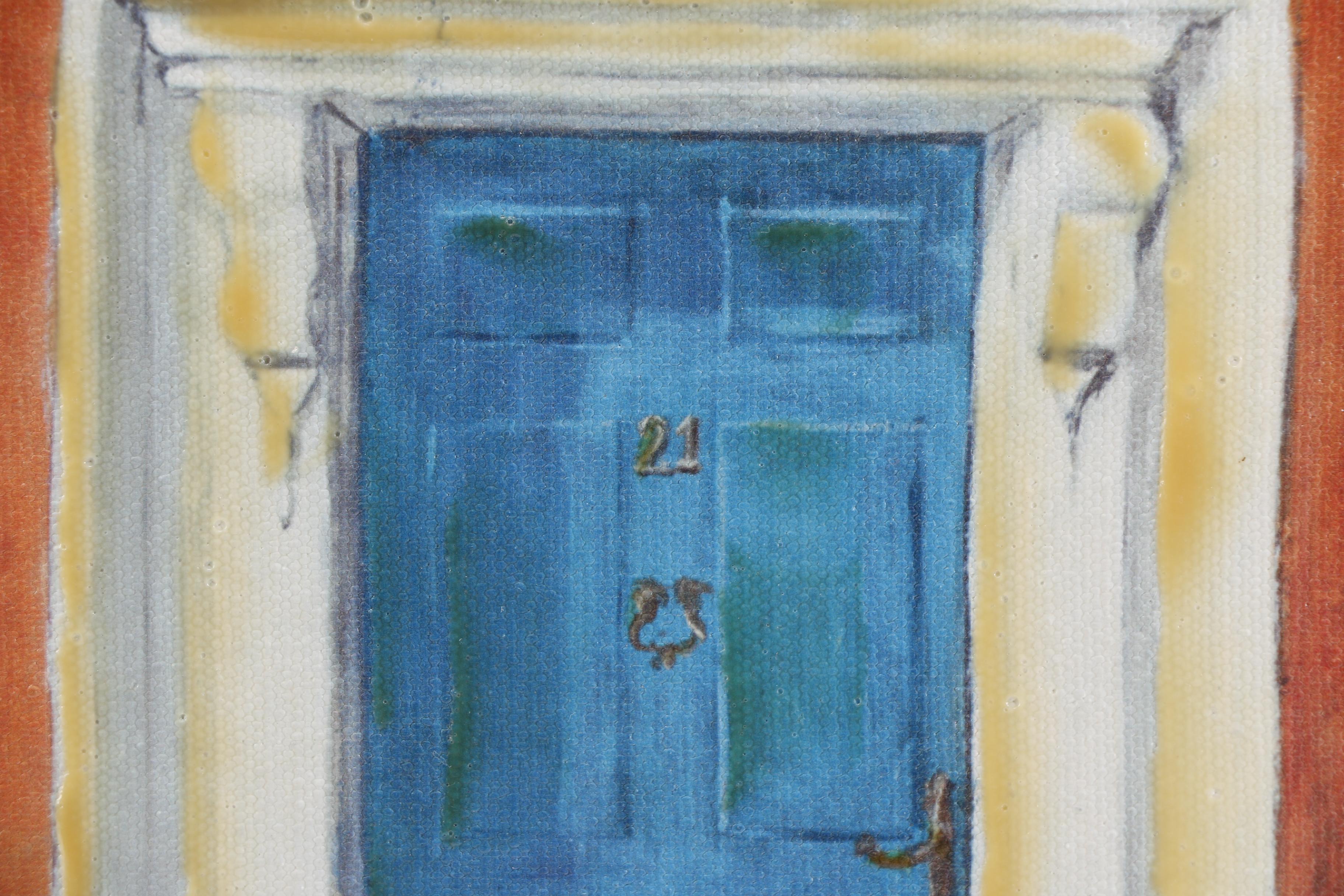 Embellished Giclee Print of Doorway