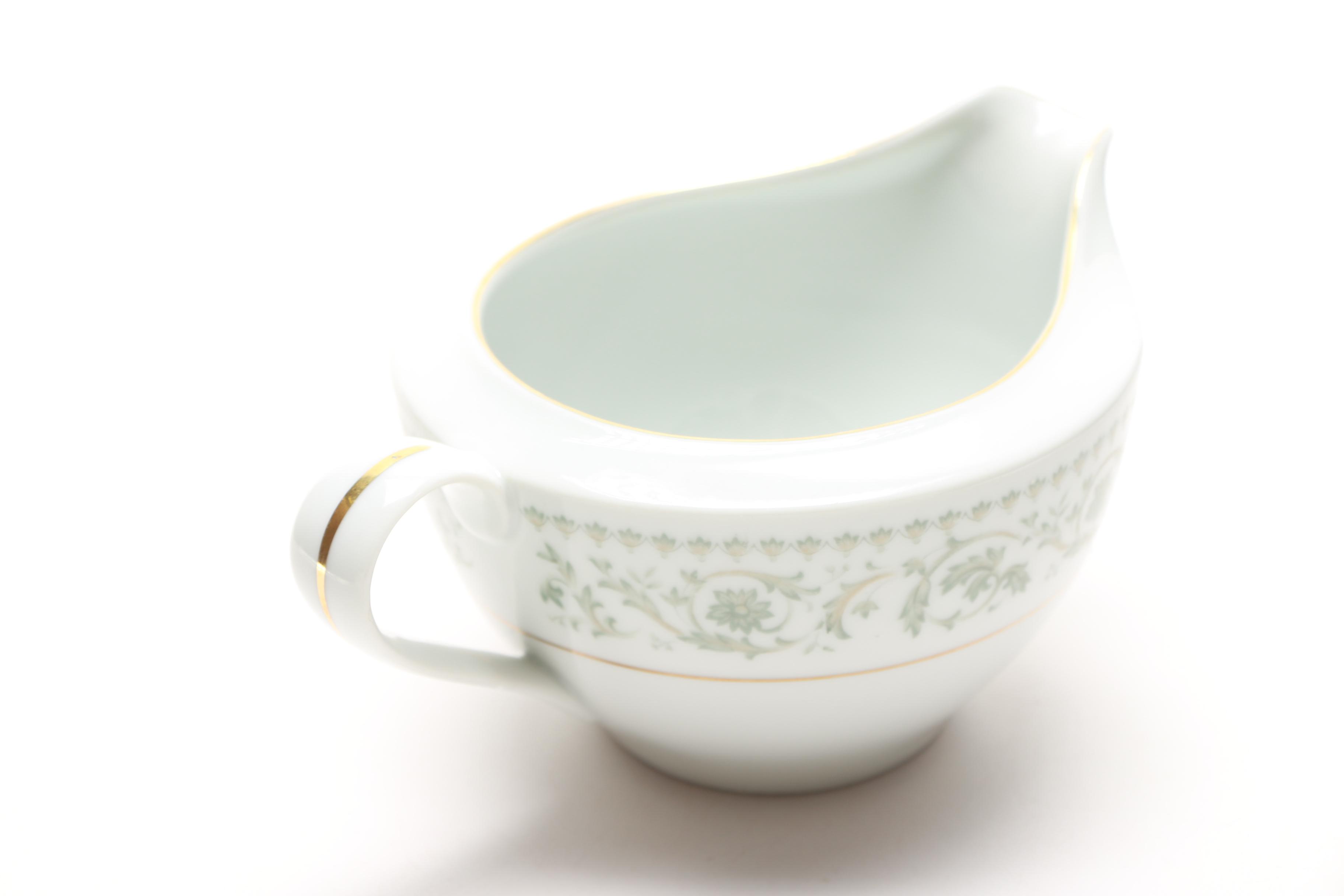 Mikasa Creamer and Additional Porcelain Tableware