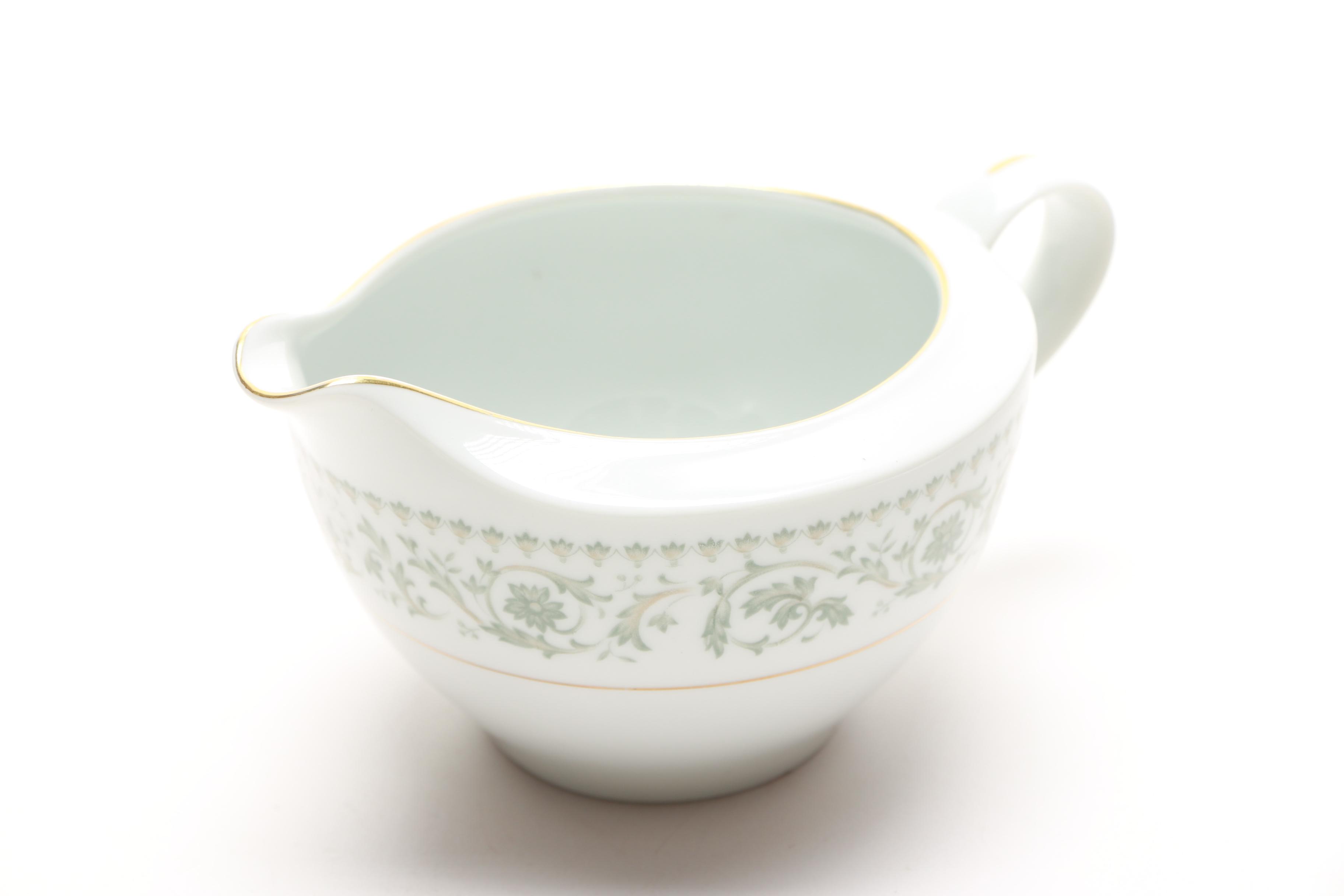 Mikasa Creamer and Additional Porcelain Tableware