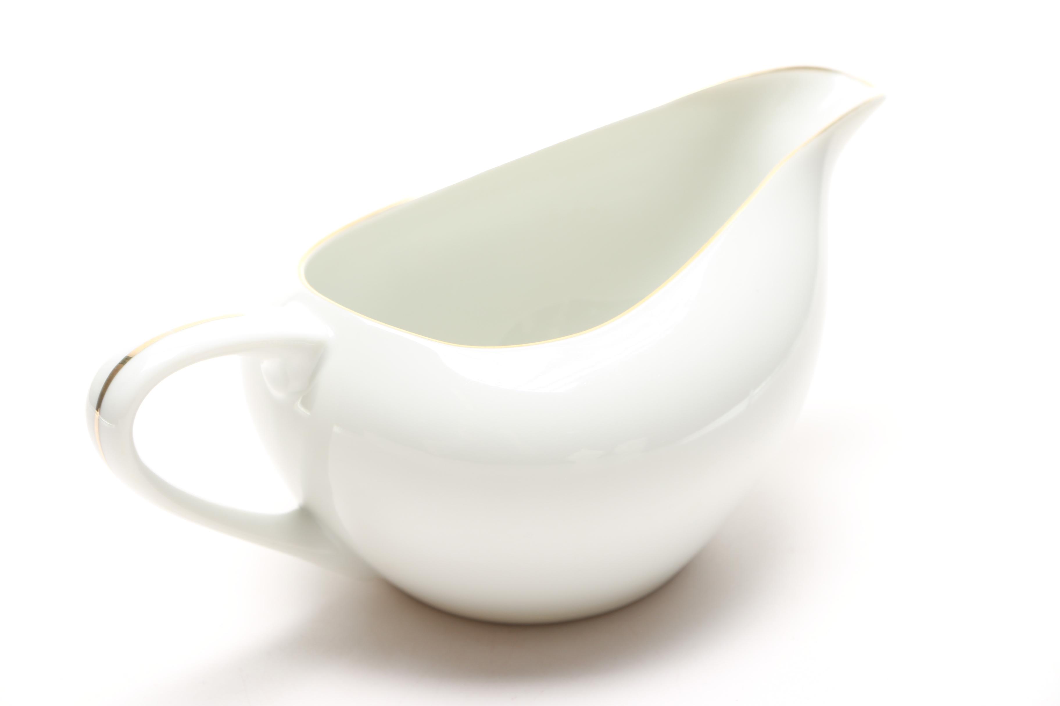 Mikasa Creamer and Additional Porcelain Tableware