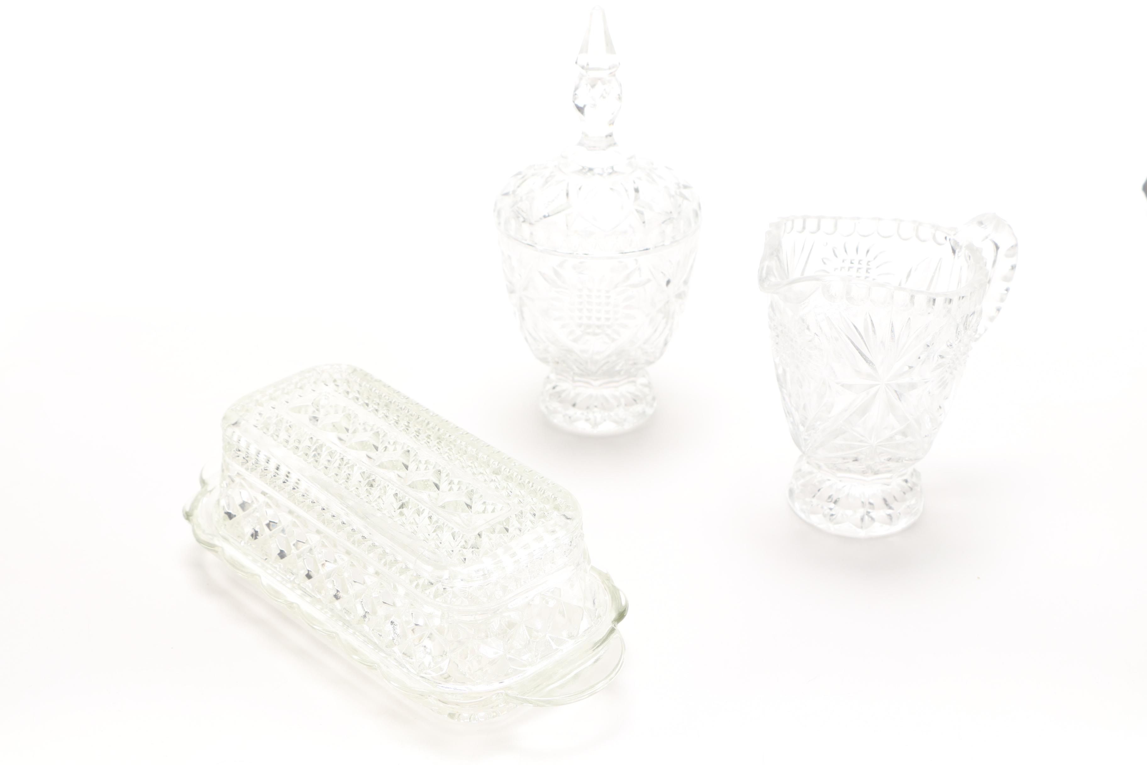Pressed Glass Tableware