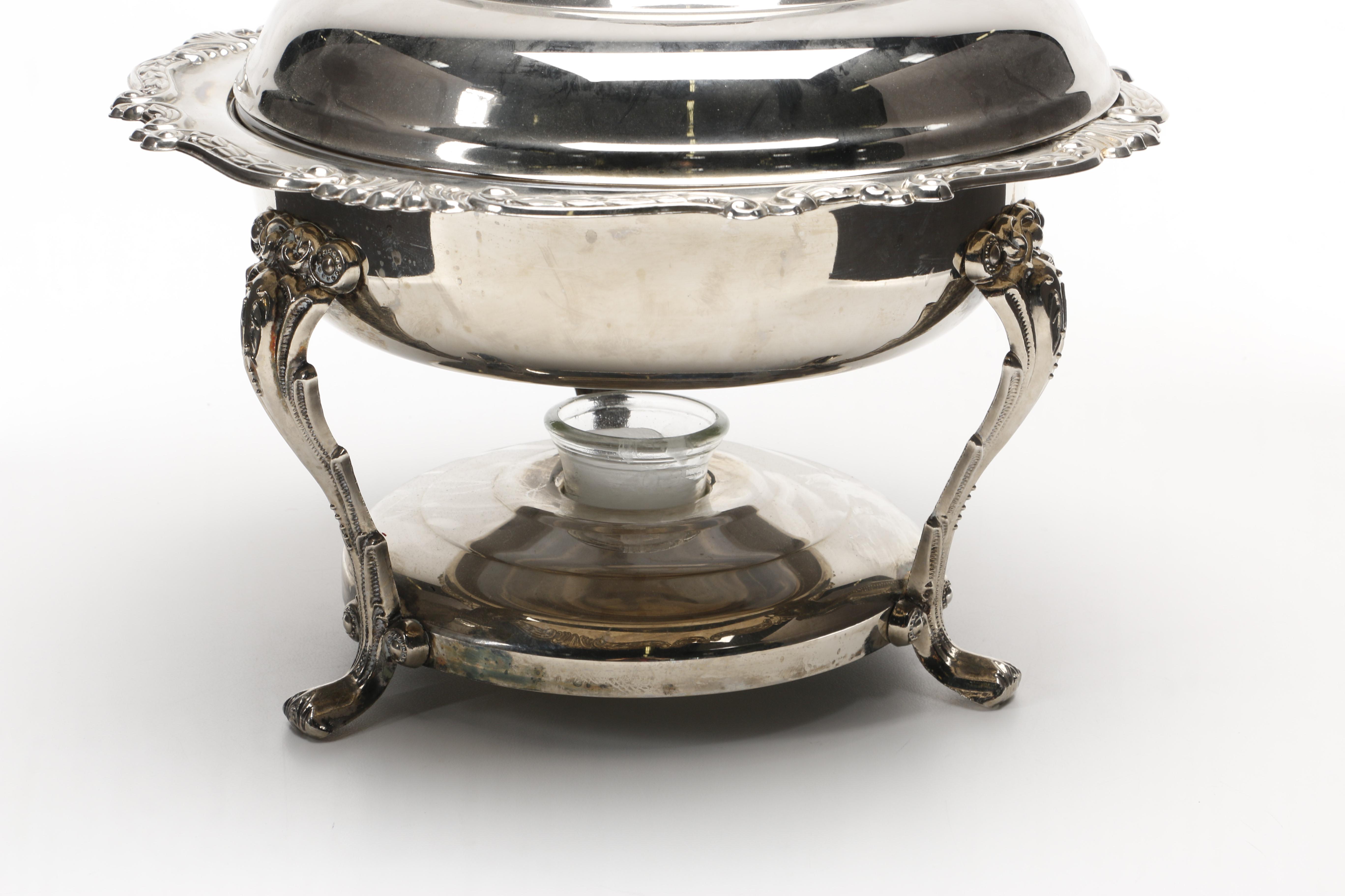Silver Plate Chafing Dish
