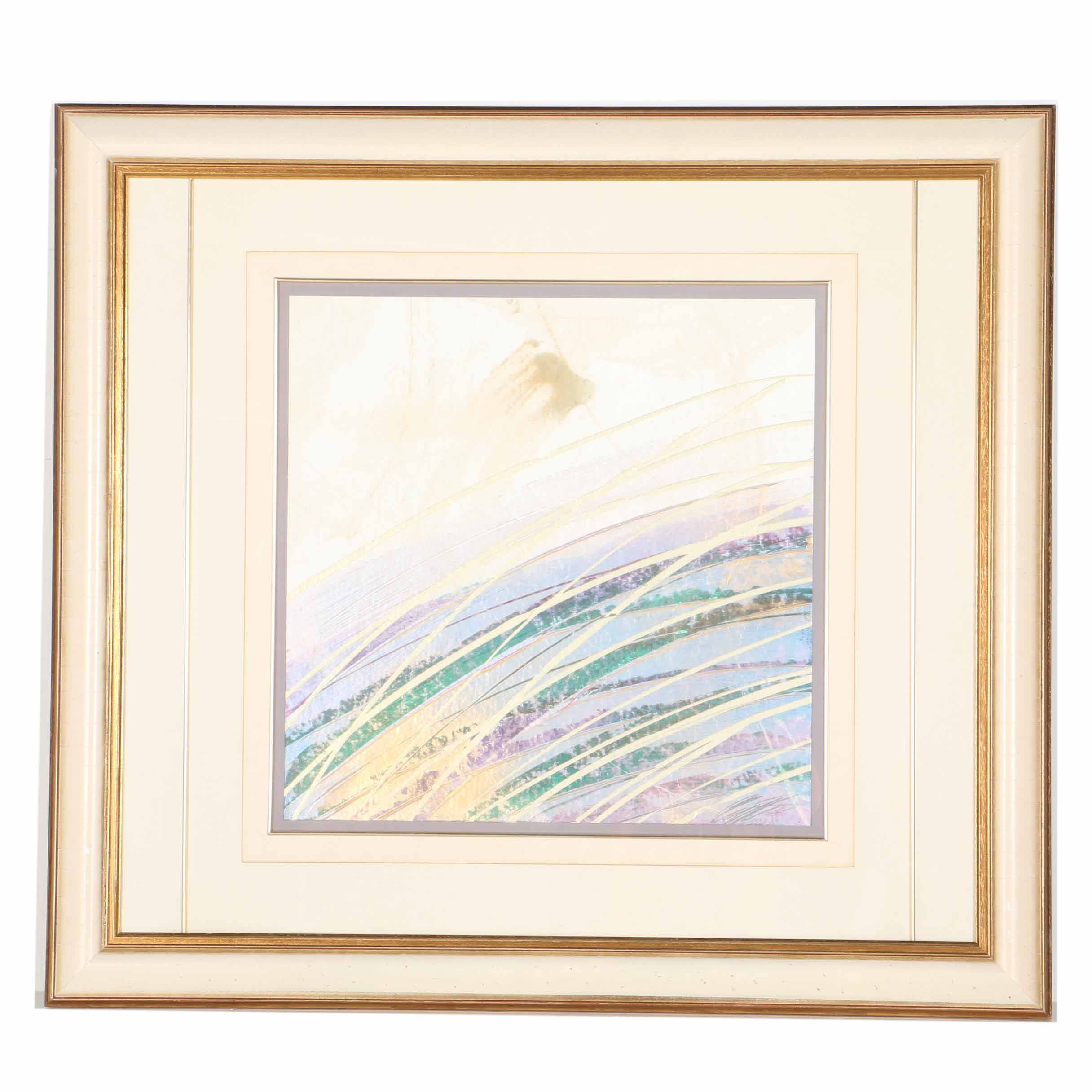 Abstract Mixed Media Painting