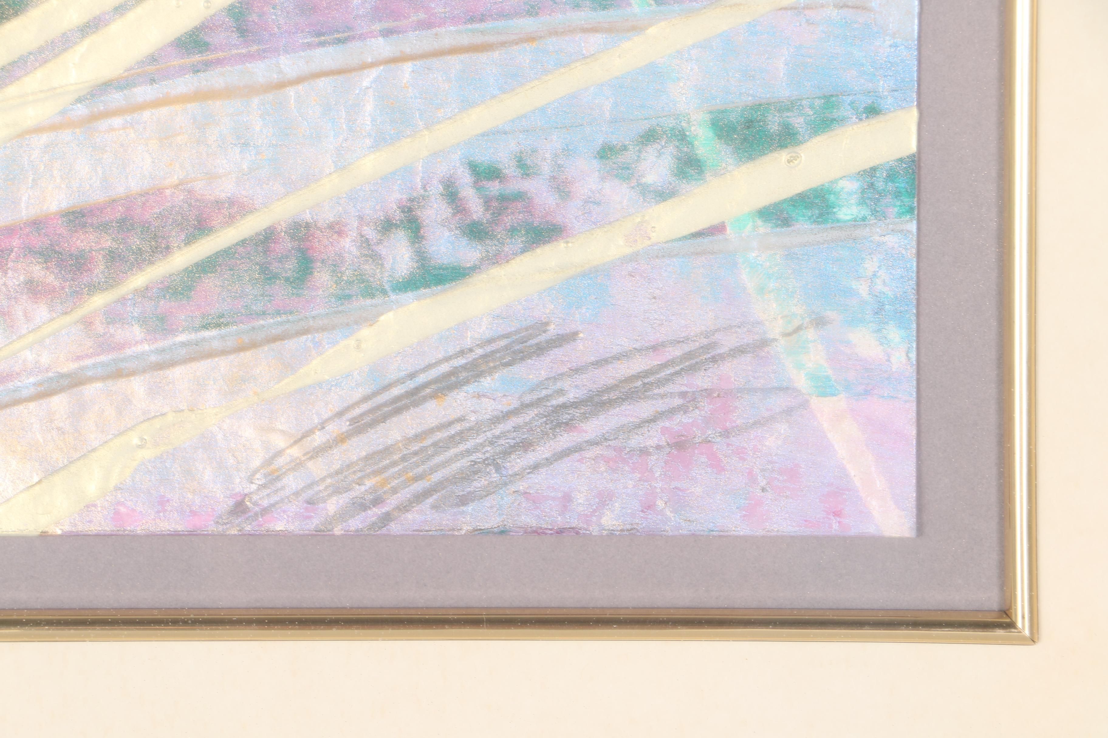 Abstract Mixed Media Painting