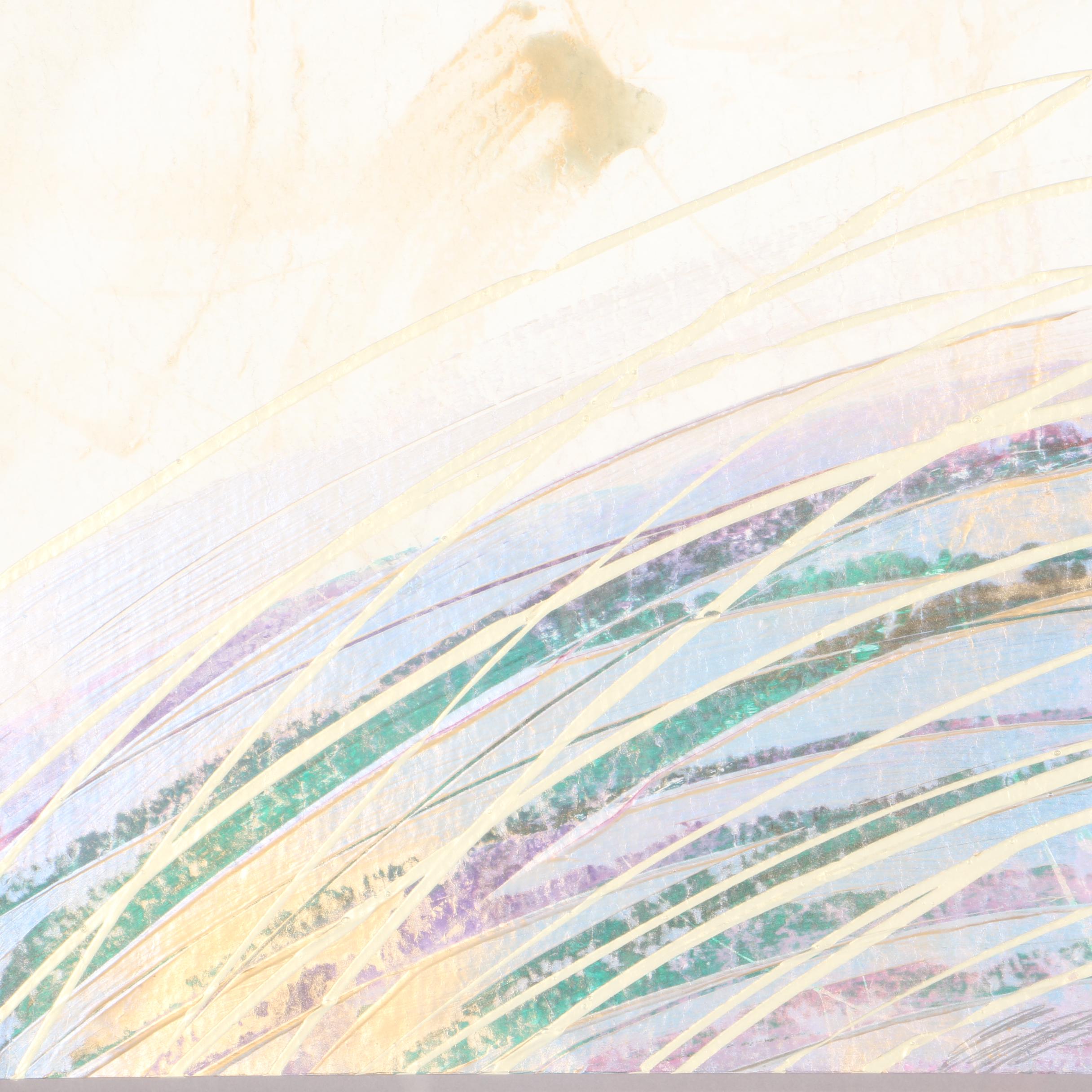 Abstract Mixed Media Painting