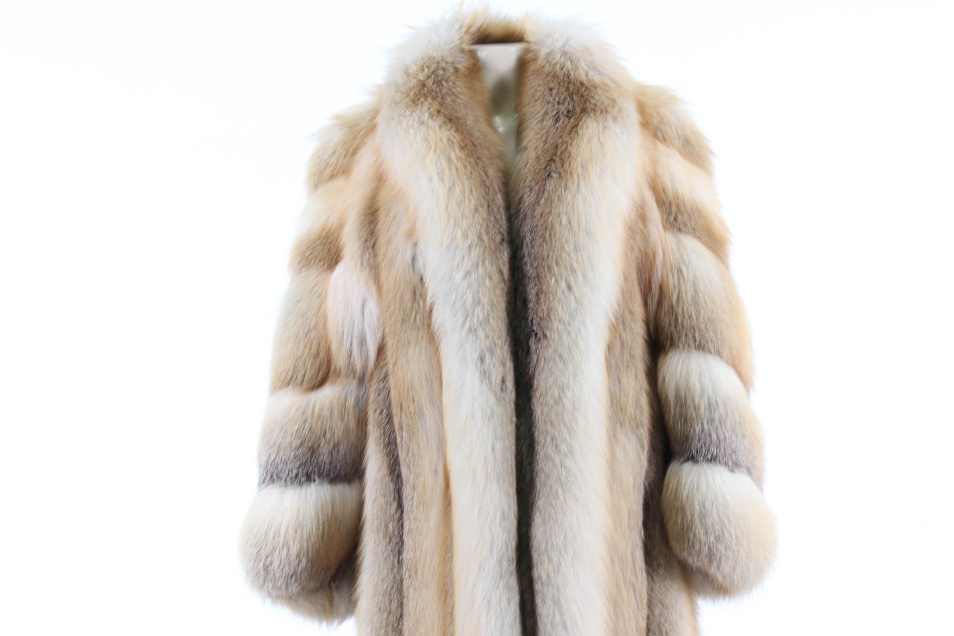 Golden Island Fox Fur Coat