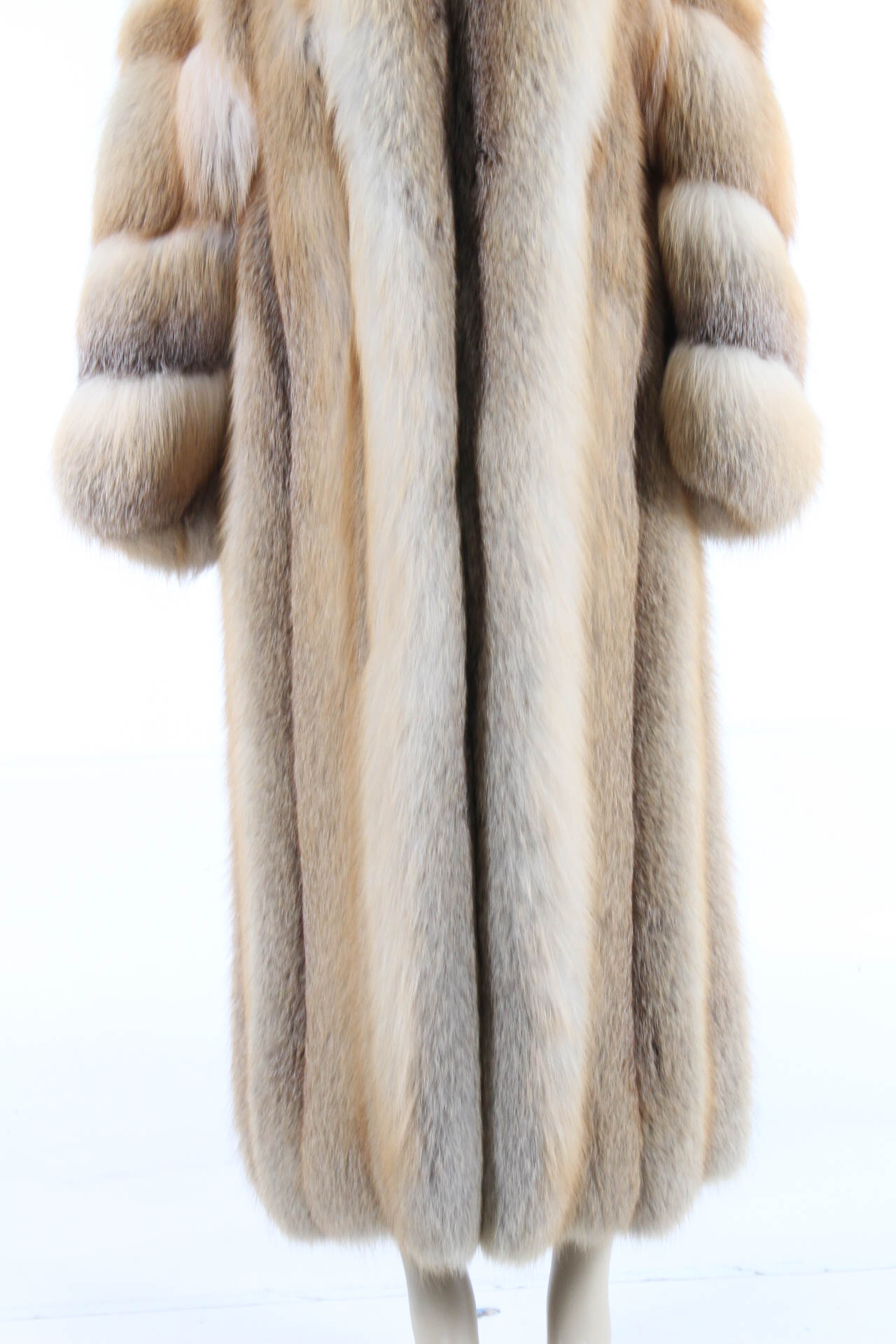 Golden Island Fox Fur Coat
