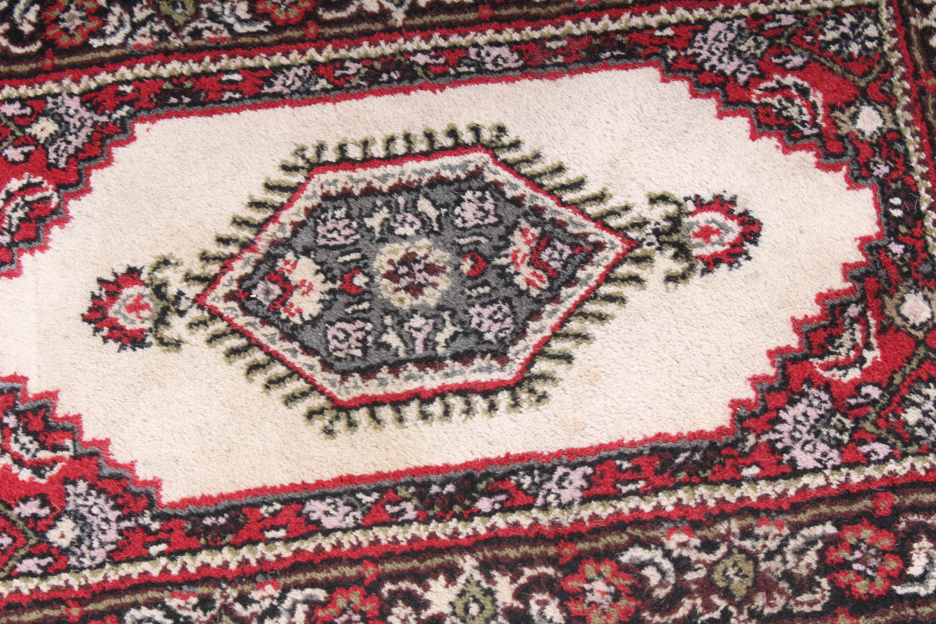 Hand-Knotted Indo-Persian Bijar Accent Rug