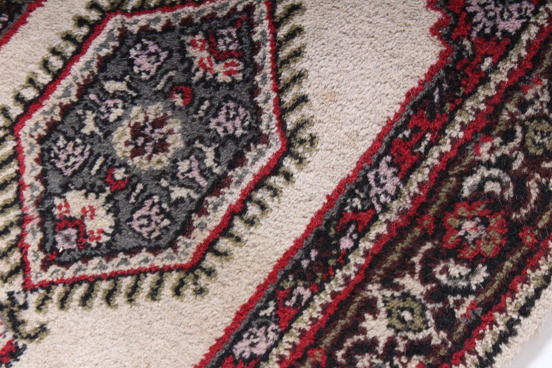 Hand-Knotted Indo-Persian Bijar Accent Rug