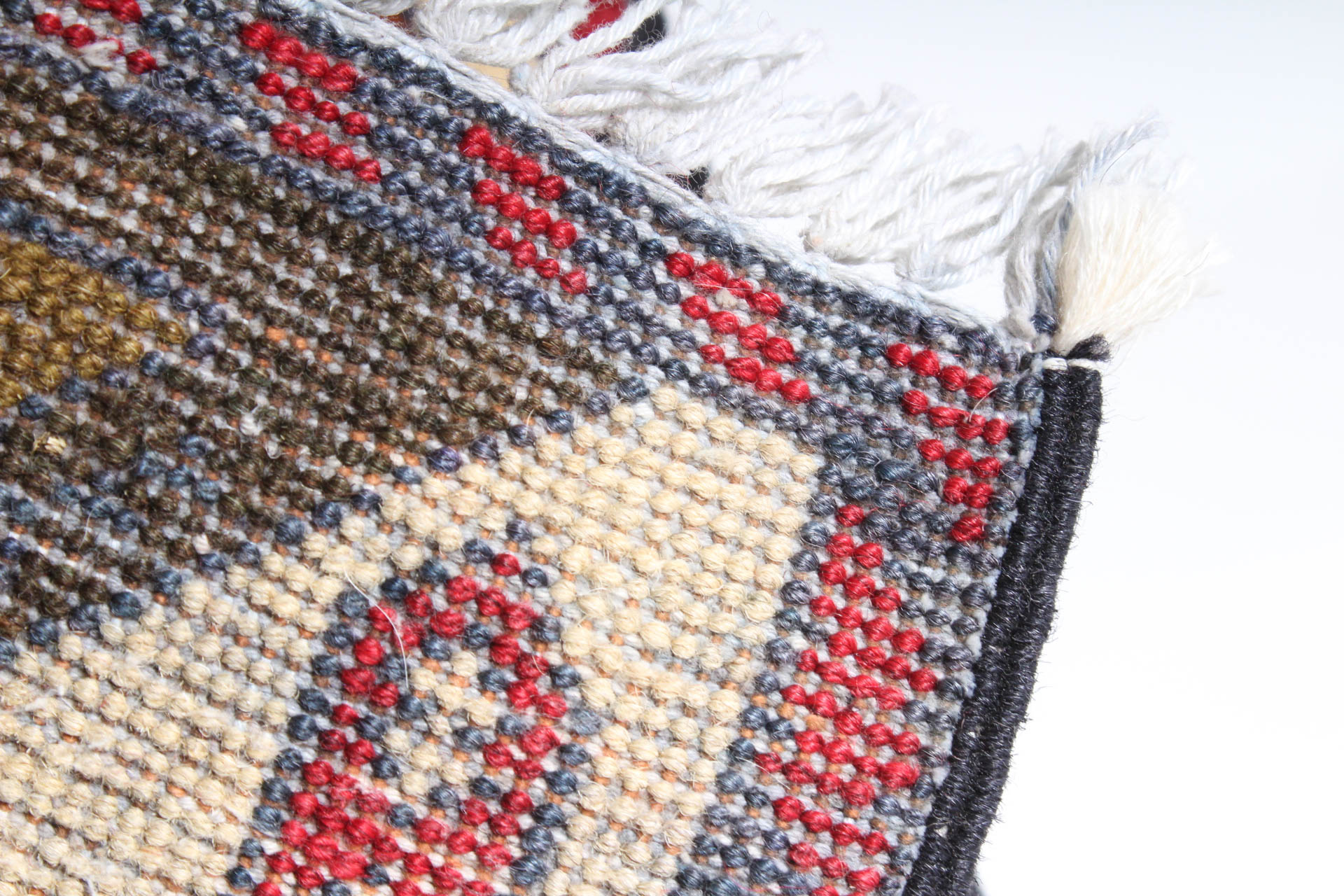 Hand-Knotted Afghani Pictorial War Rug