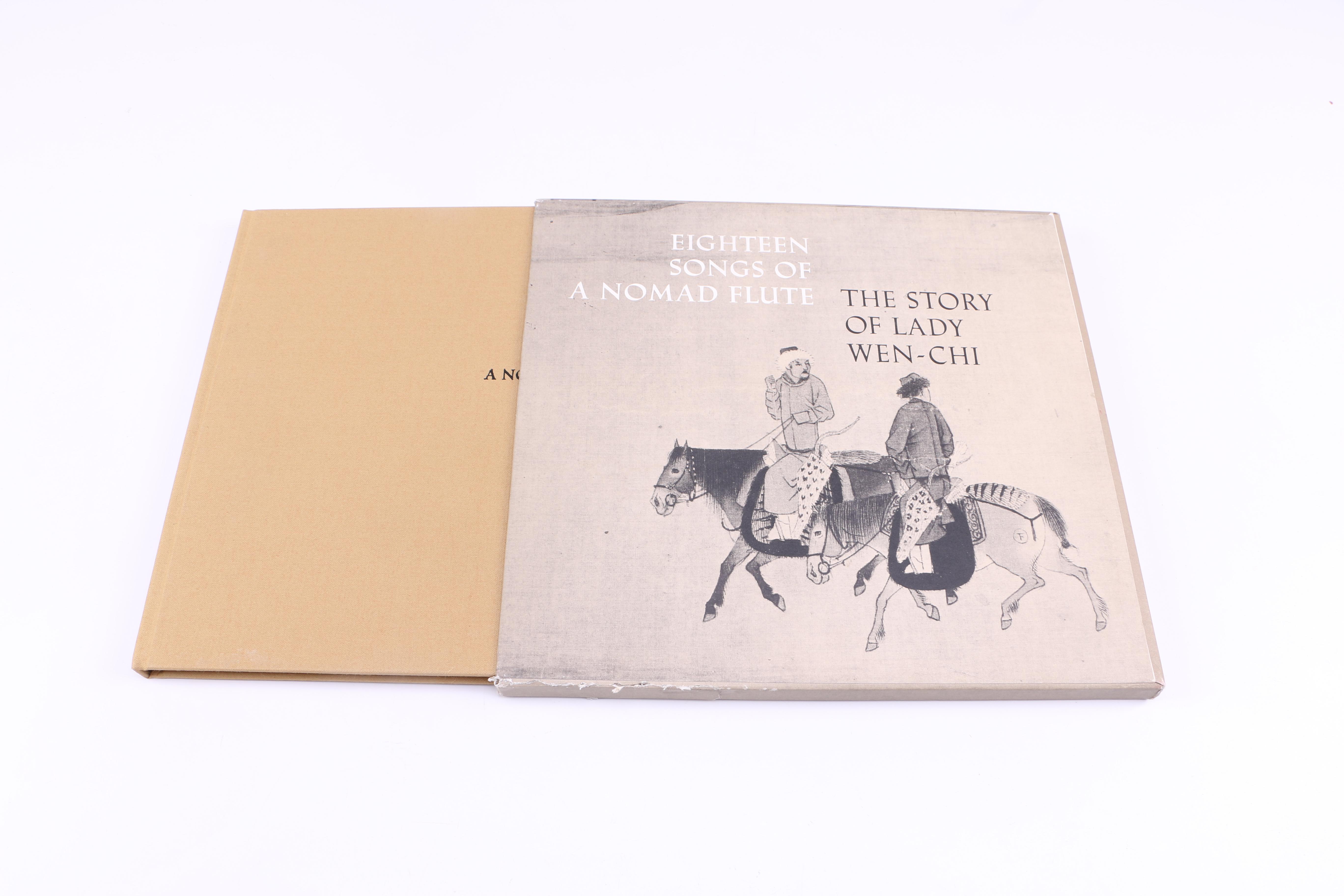 1974 "Eighteen Songs of a Nomad Flute: The Story of Lady Wen-Chi" by Robert A. Rorex and Wen Fong