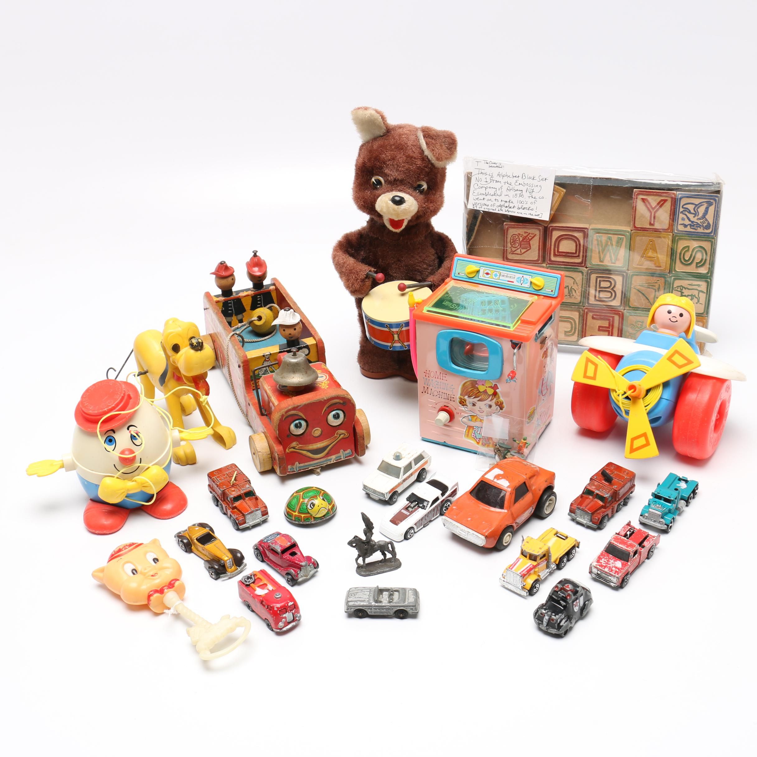 Vintage Toys Including Fisher-Price